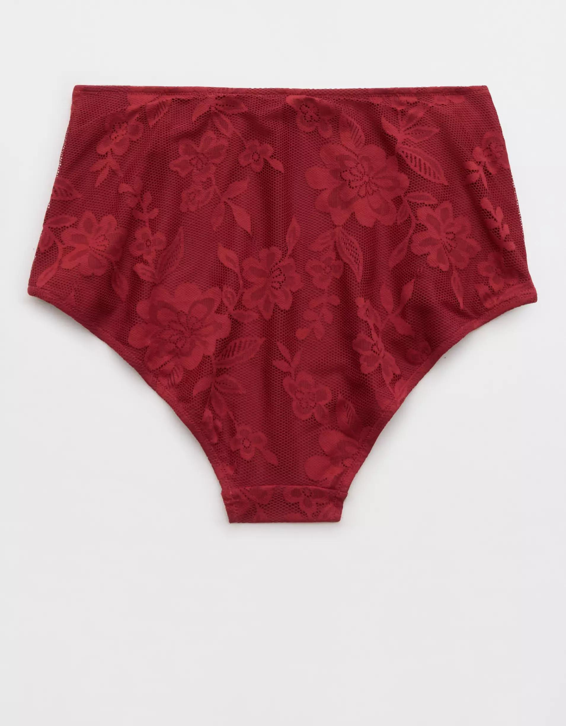 Aerie High Waisted Lace Bikini Bottom Product Image