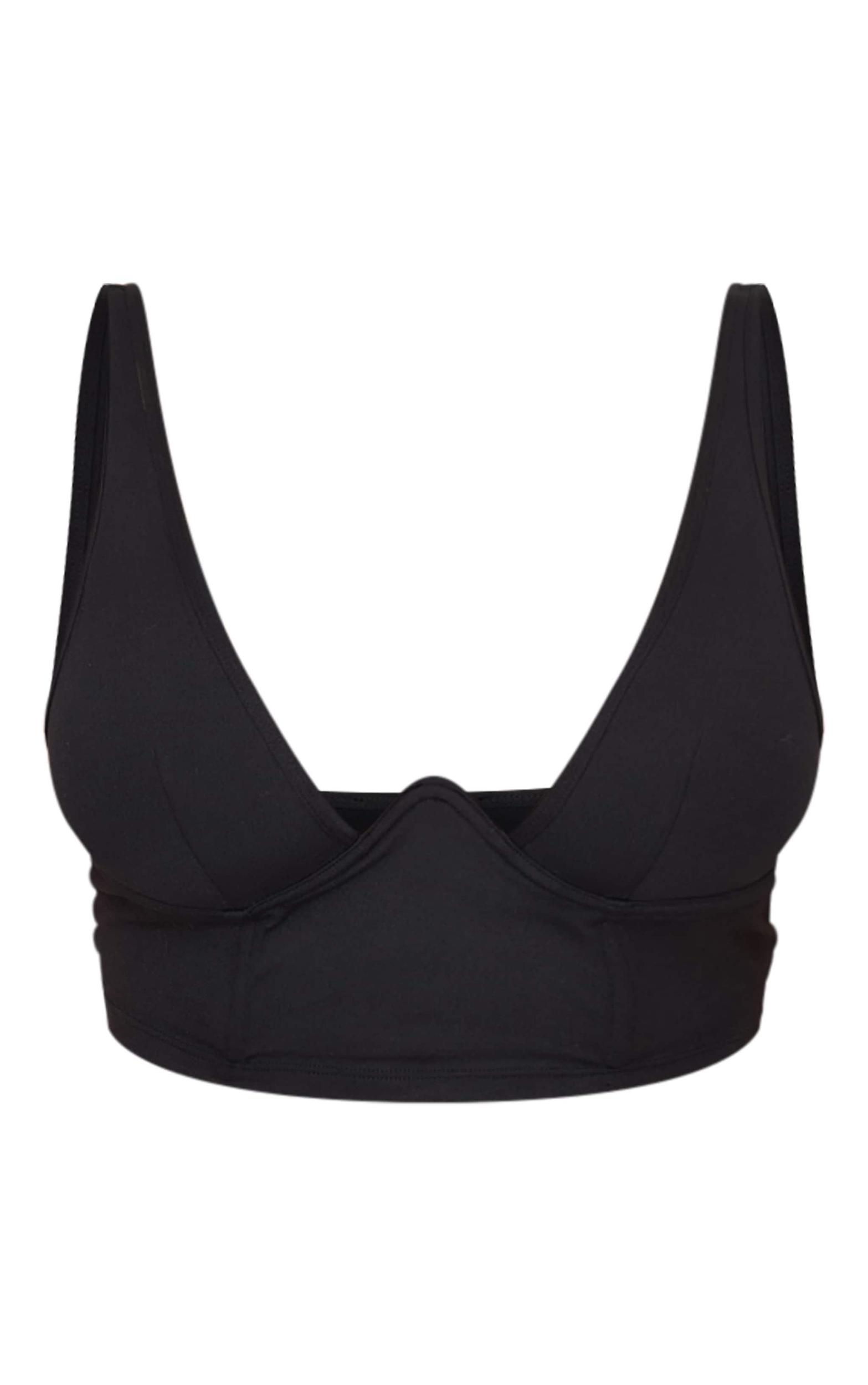 Shape Black Sculpt Underwired Plunge Top Product Image