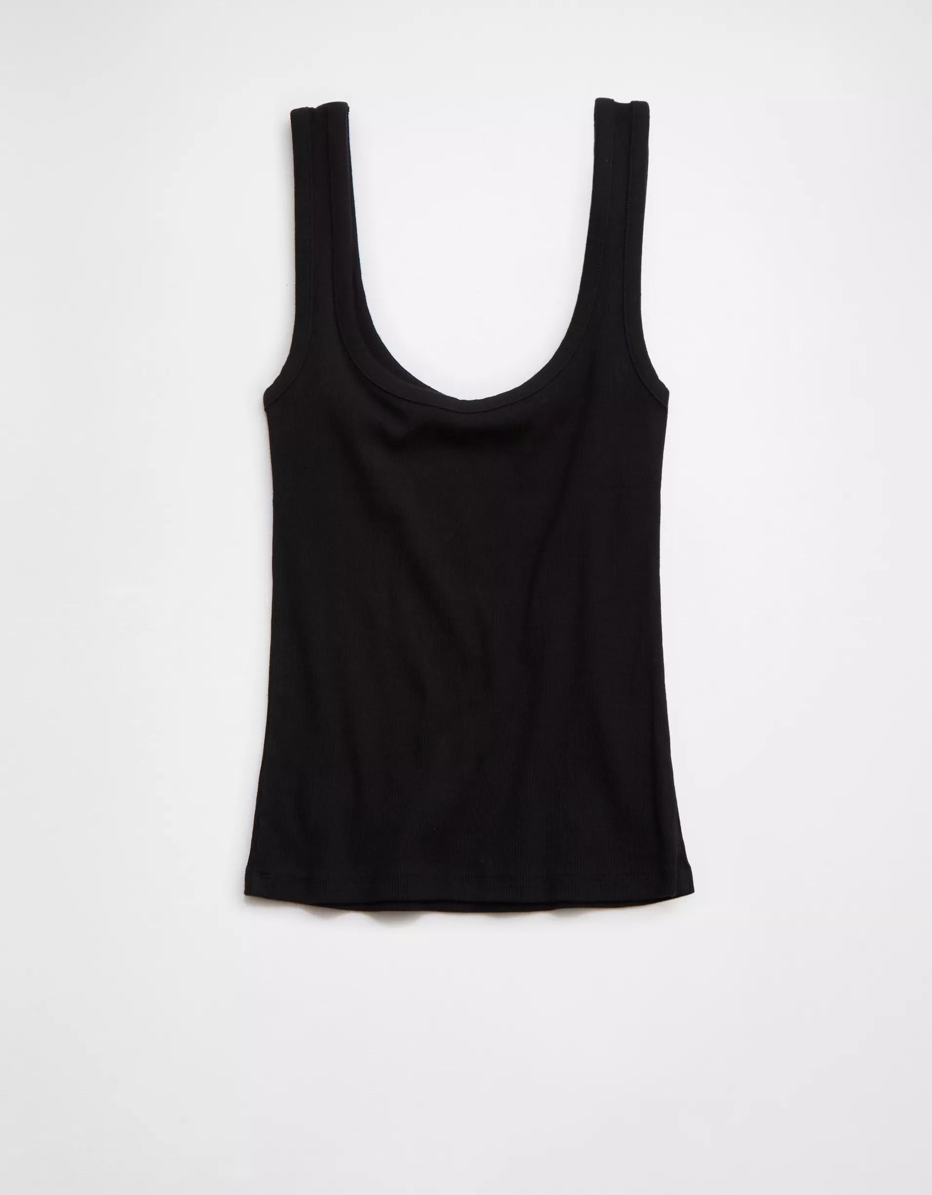 Aerie Double Scoop Neck Tank Top Women's Product Image