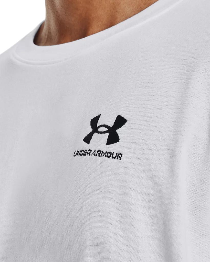 Men's UA Logo Embroidered Heavyweight Short Sleeve Product Image