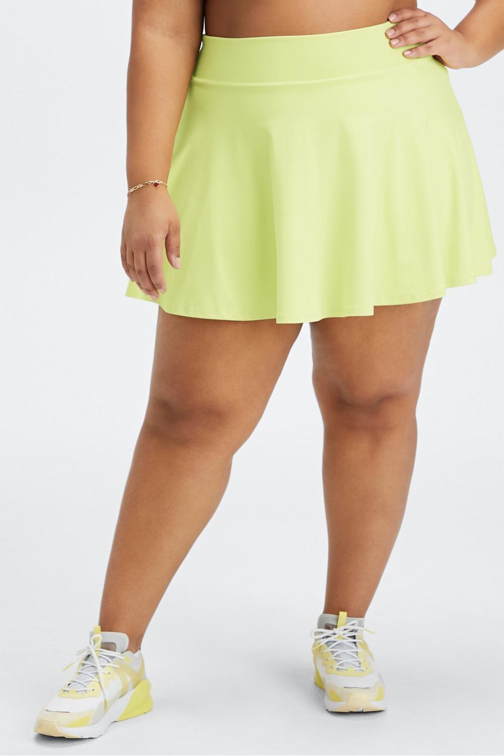 Fabletics Flounce Skirt Womens yellow Size S Product Image