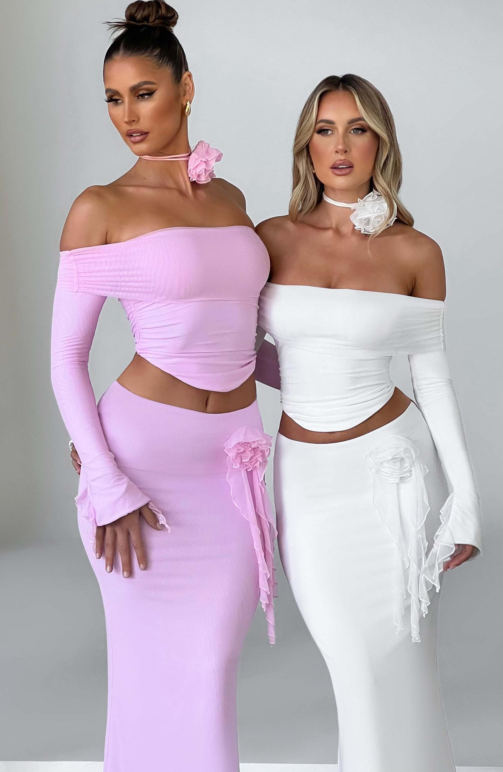 Deema Maxi Skirt - Pink Product Image