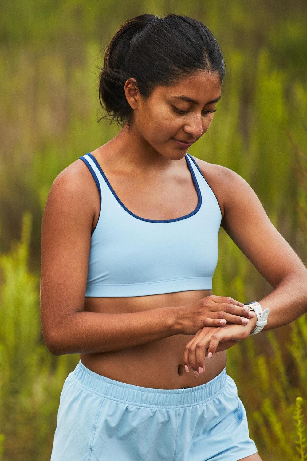 Molly Sports Bra - Sky Wave Contrast Female Product Image