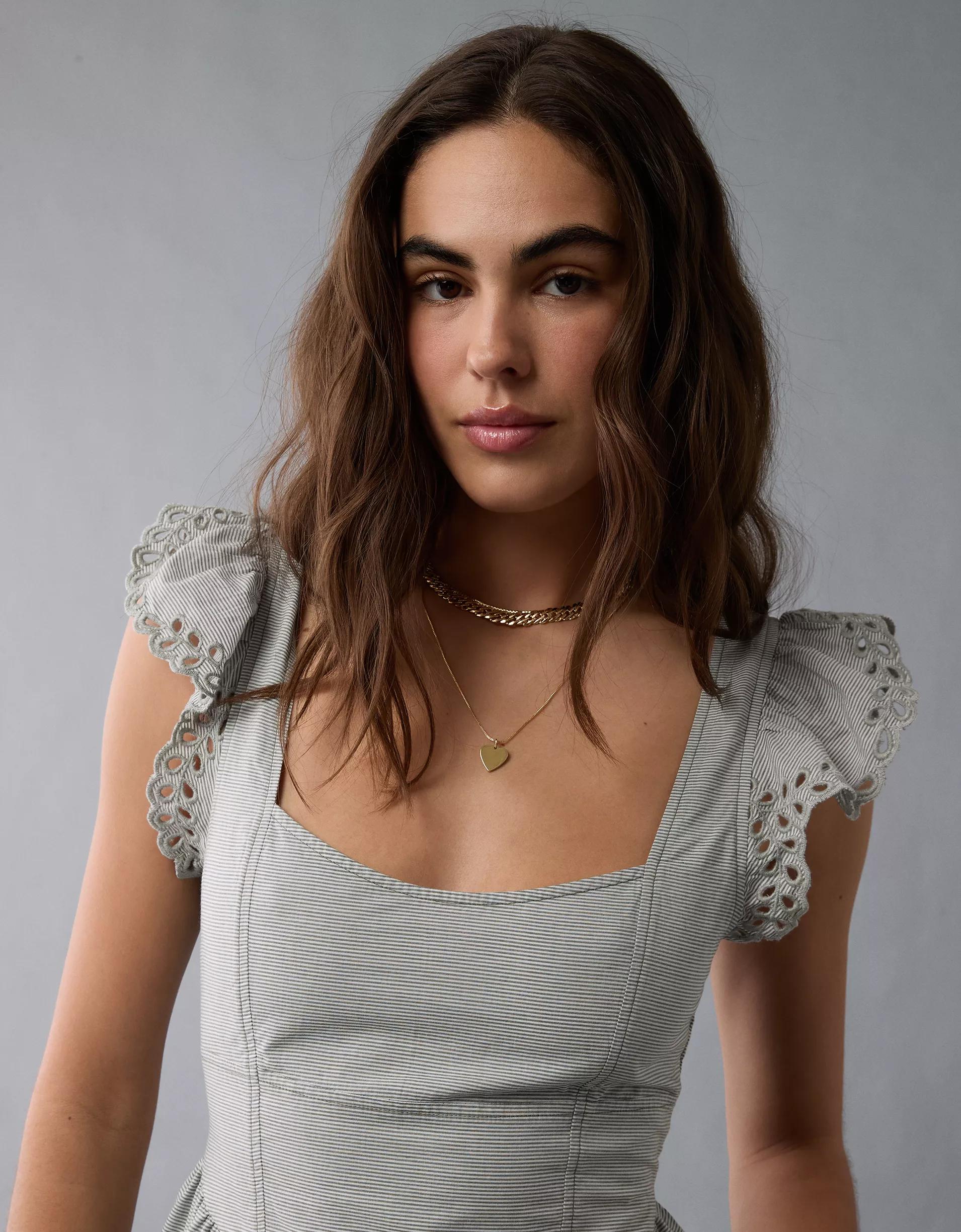 AE V-Waist Corset Mini Dress Product Image