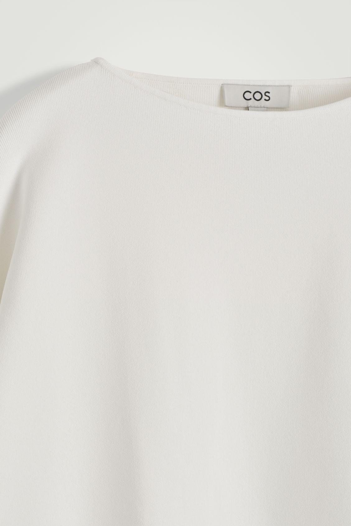 OVERSIZED KNITTED BOAT-NECK JUMPER Product Image