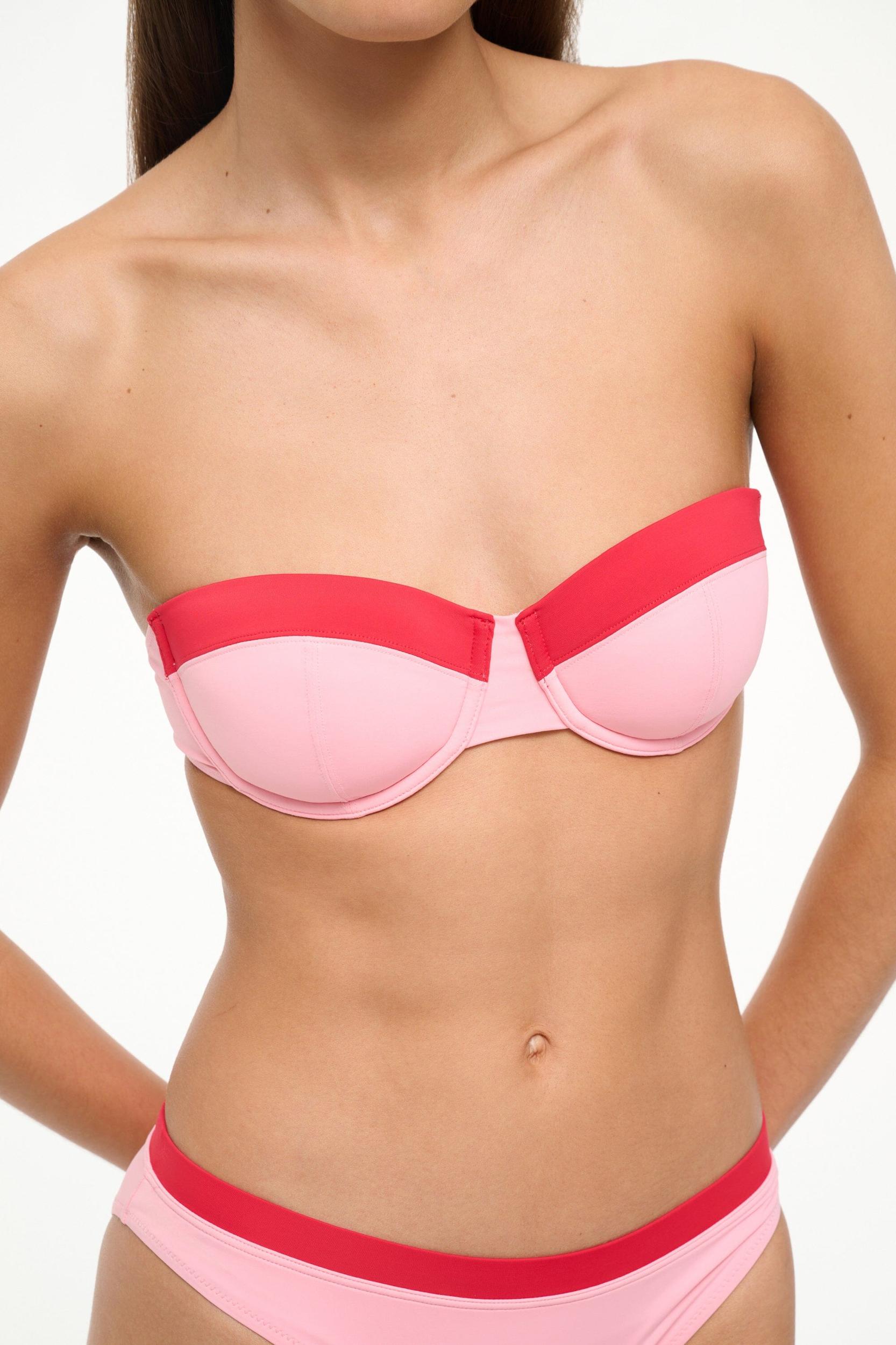 JO BALCONETTE BIKINI TOP | SWEETHEART CHERRY Product Image
