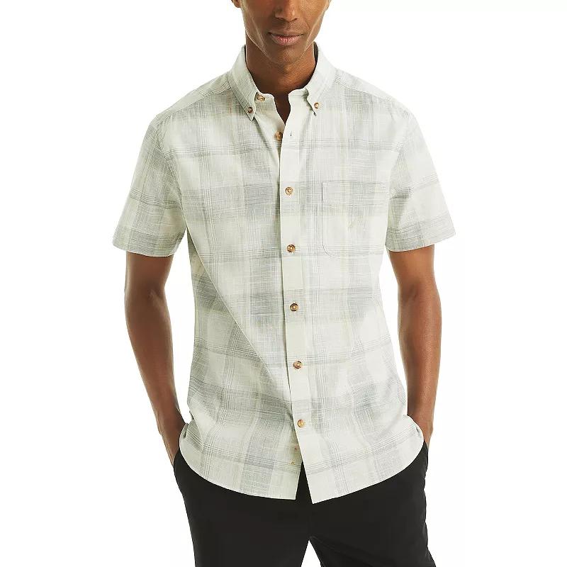 Men's Nautica Printed Short-Sleeve Camp Shirt,  Product Image