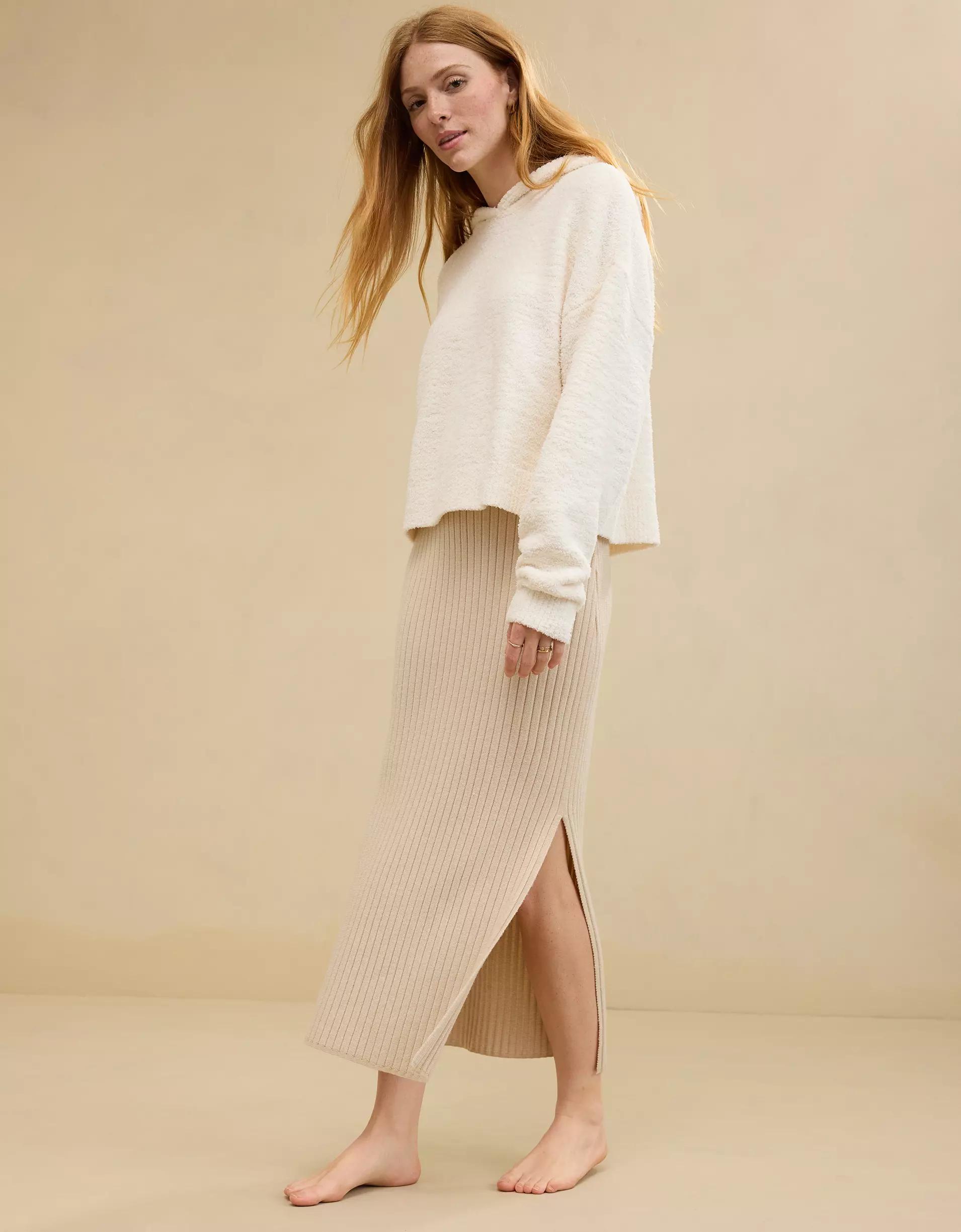 Aerie Late Night Midi Skirt Product Image