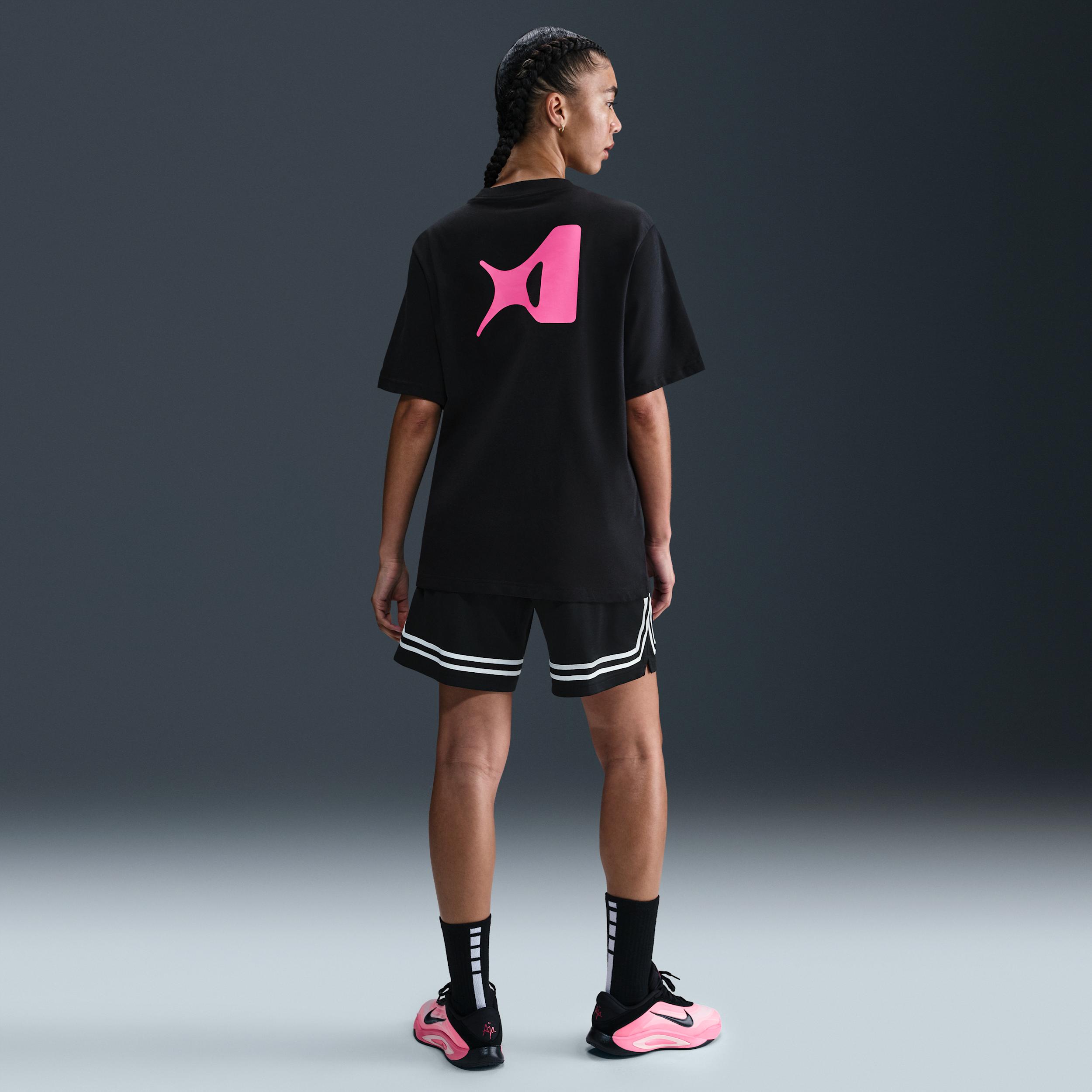 Nike Womens Aja Wilson Loose Short-Sleeve T-Shirt | HQ1696-011 Product Image