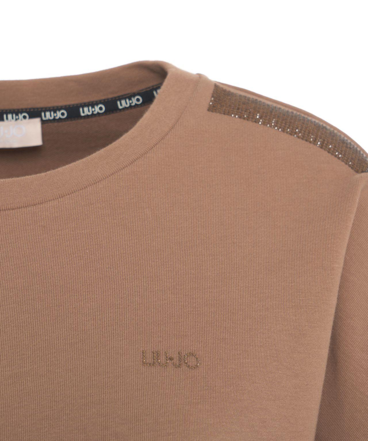 Sweatshirt with rhinestones Product Image