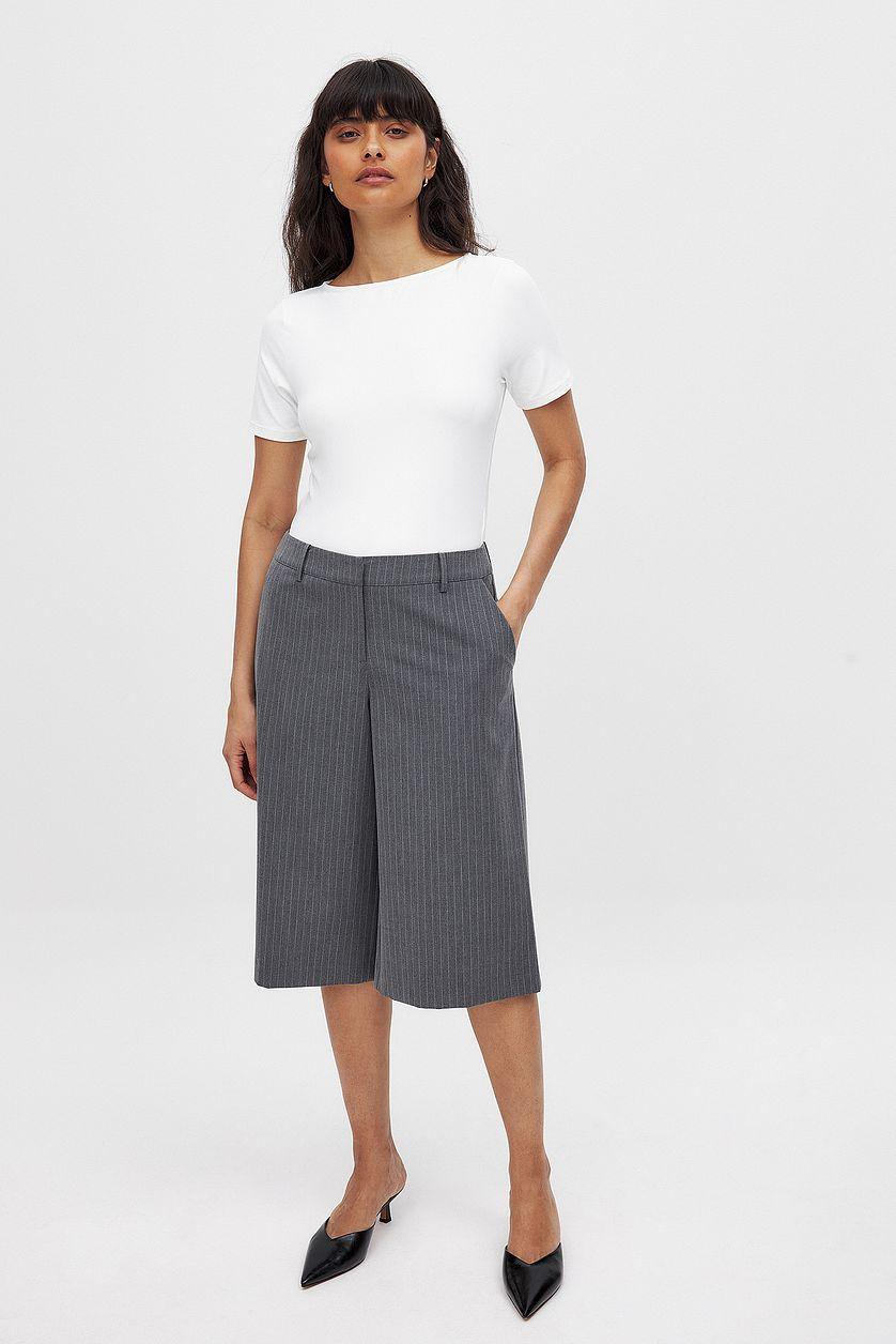Mid Waist Long Shorts Product Image