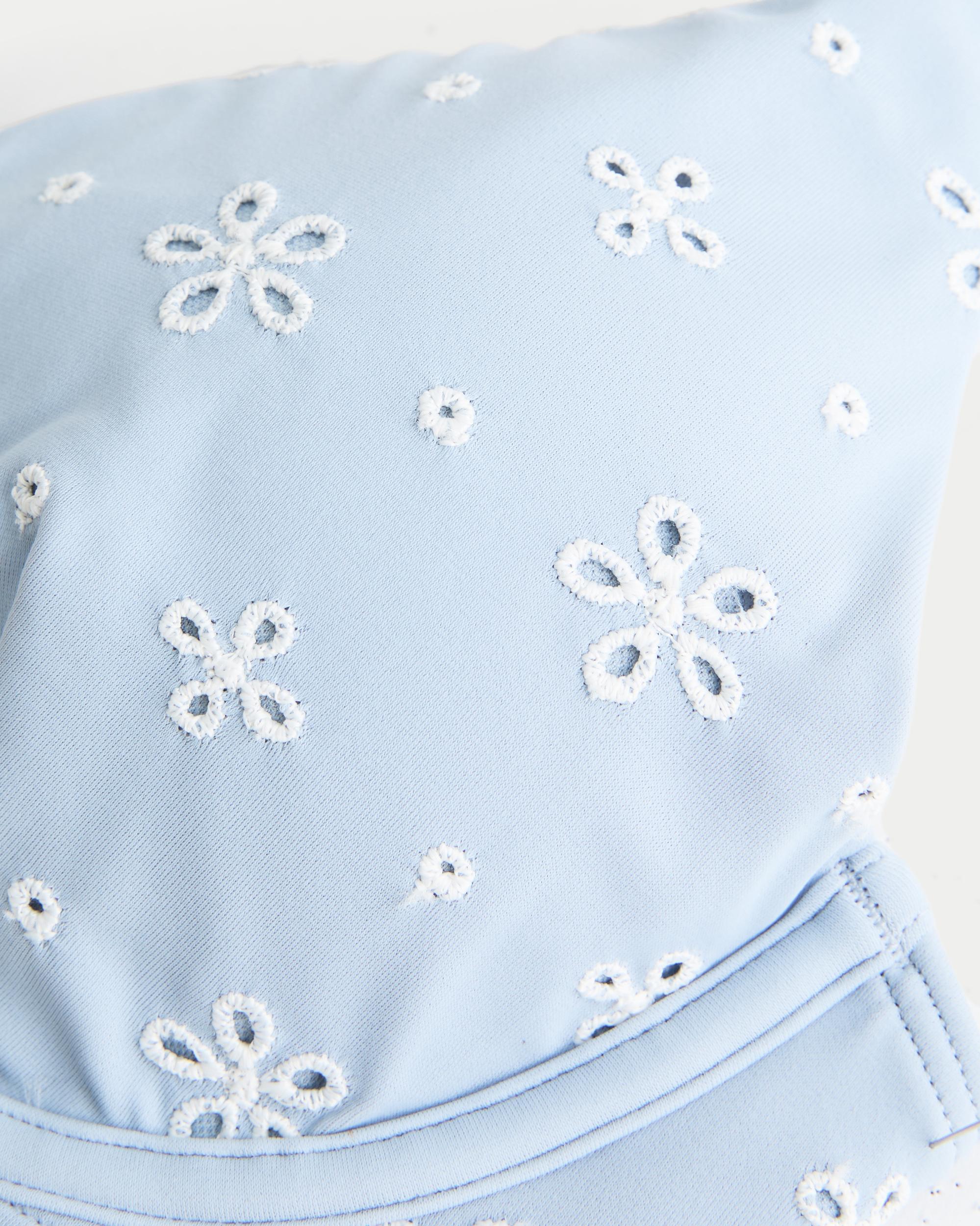 Eyelet Underwire Bikini Top Product Image