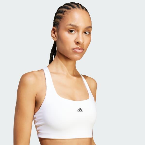 adidas Powerimpact Bra for Training Bliss Lilac L Womens Product Image