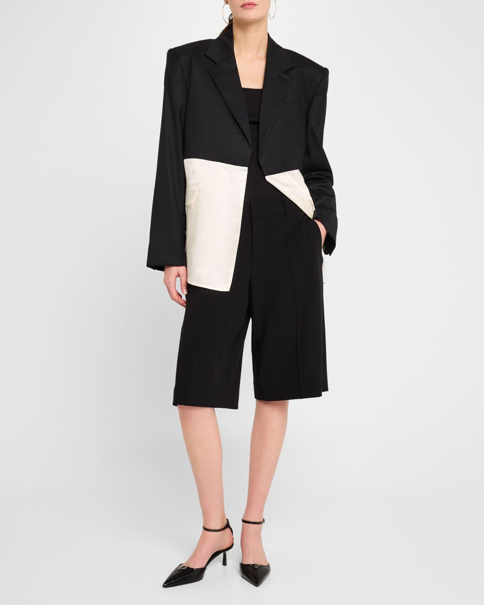 Colorblock Oversized Single-Breasted Sportcoat Product Image