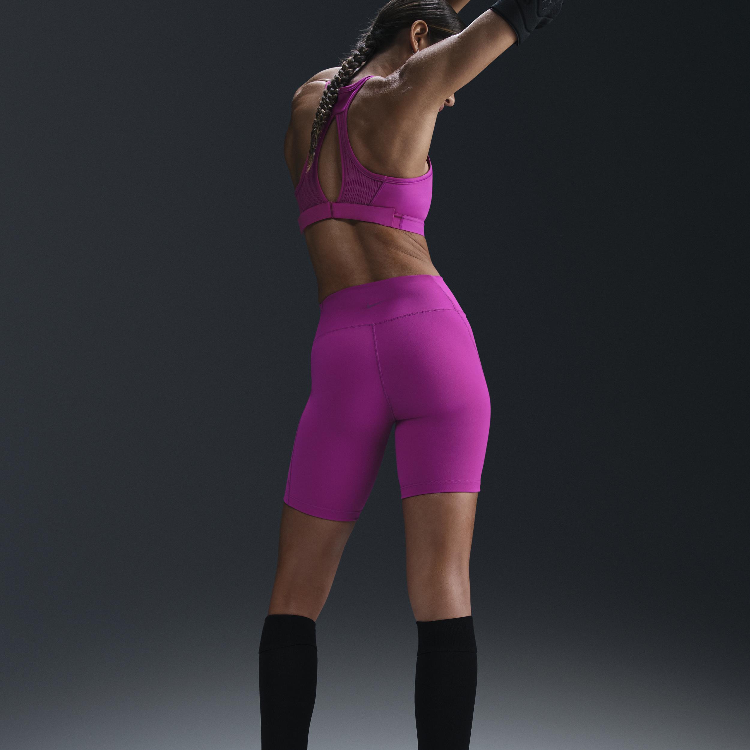 Nike Women's One High-Waisted 8" Biker Shorts with Pockets Product Image