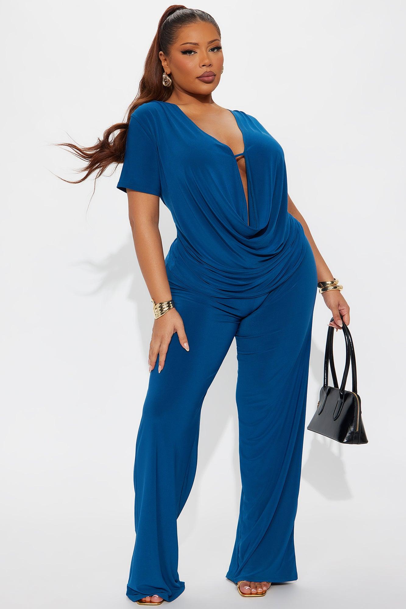 La Rosalinda Pant Set - Teal Female Product Image