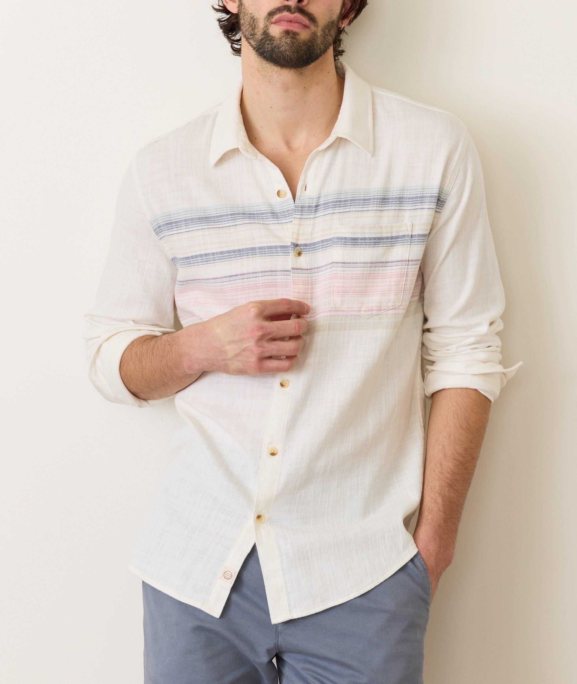 Stretch Selvage Long Sleeve Shirt Product Image
