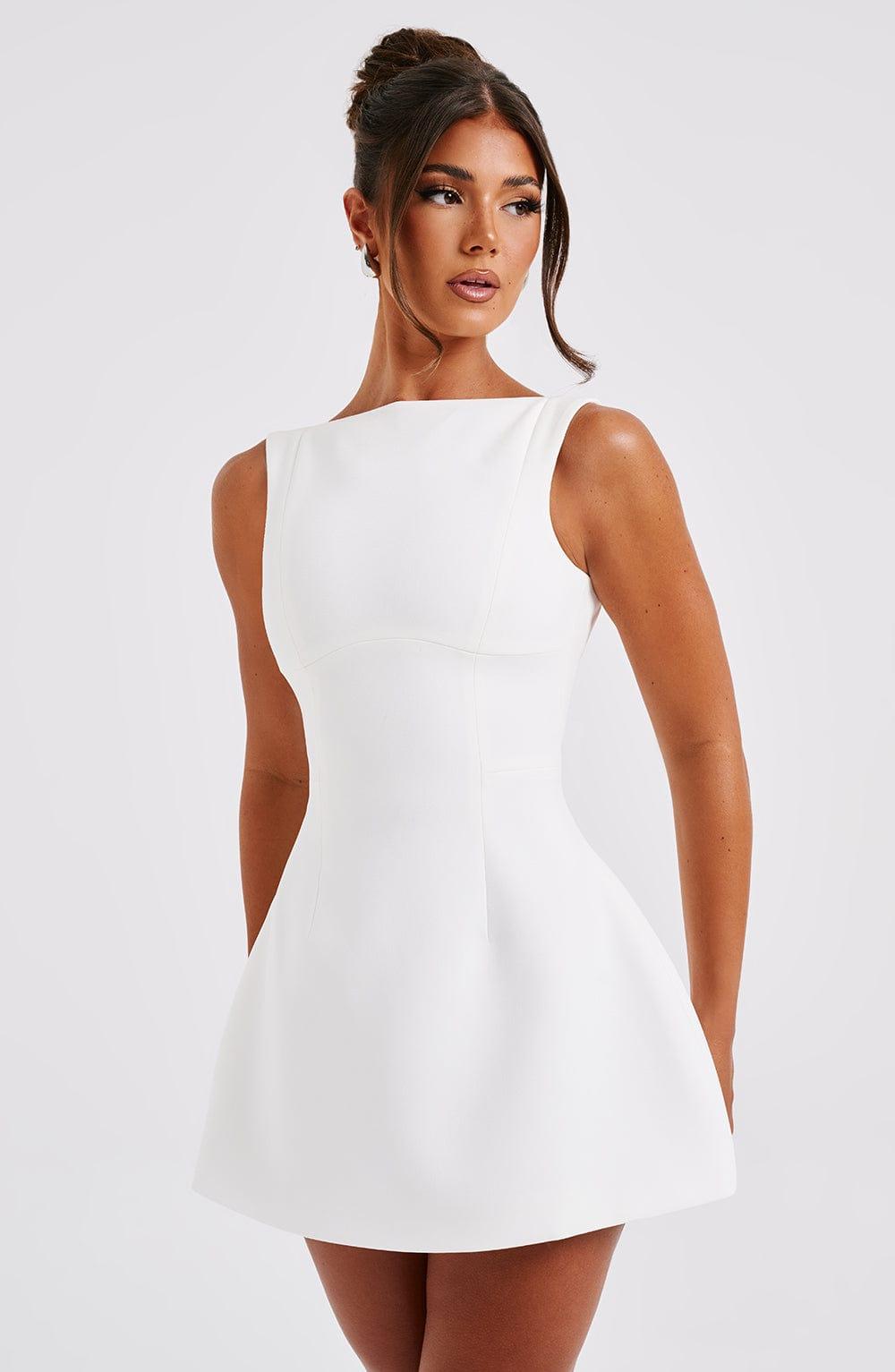 Alana Mini Dress - Ivory Product Image