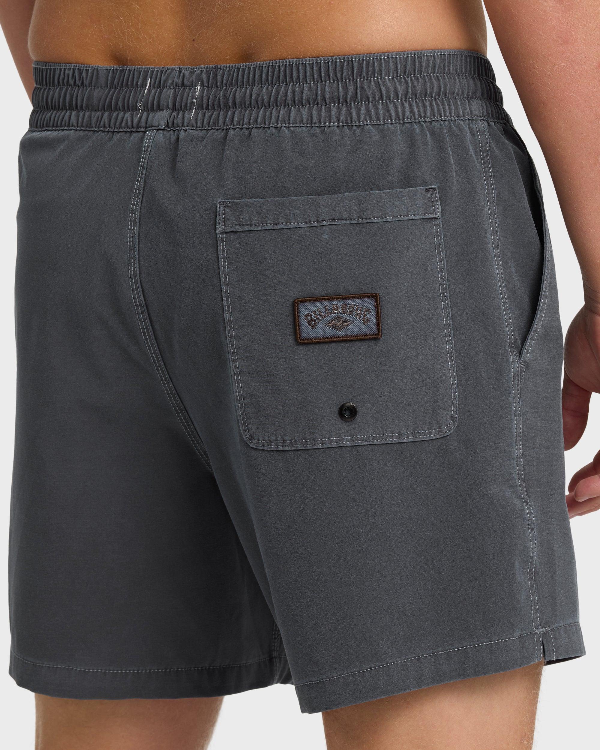 Every Other Day Wave Washed Layback Trunks - Graystone Male Product Image