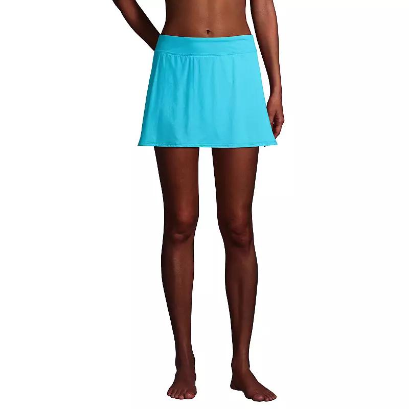 Petite Lands' End UPF 50 Tummy Control Swim Skirt, Women's,  Product Image