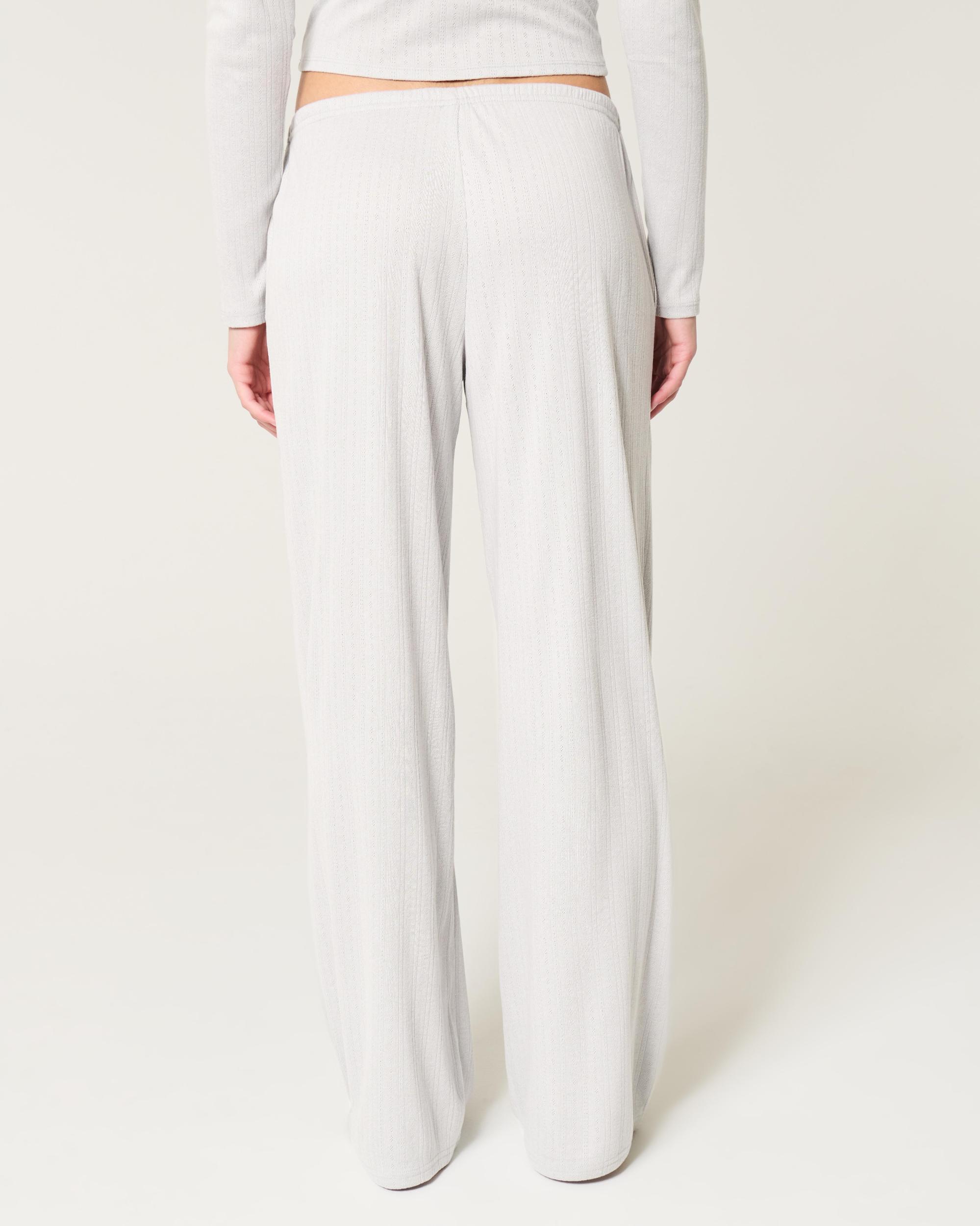 Bear Graphic Pajama Pants Product Image