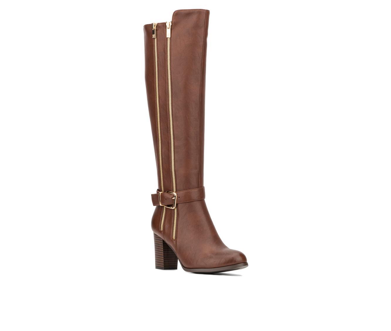 Women's New York and Company Andrina Knee High Heeled Boots Product Image