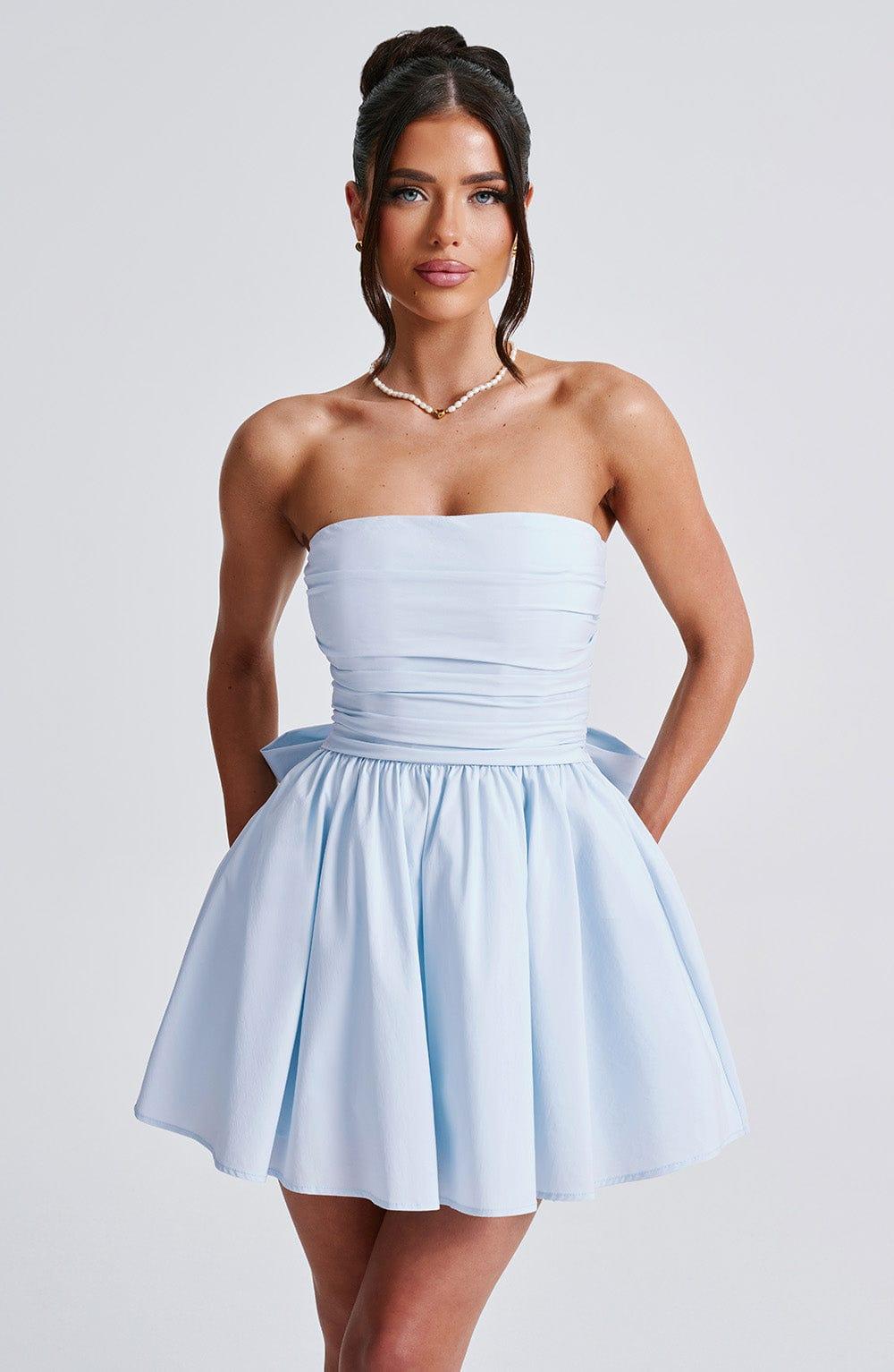 Katrina Mini Dress - Blue Product Image
