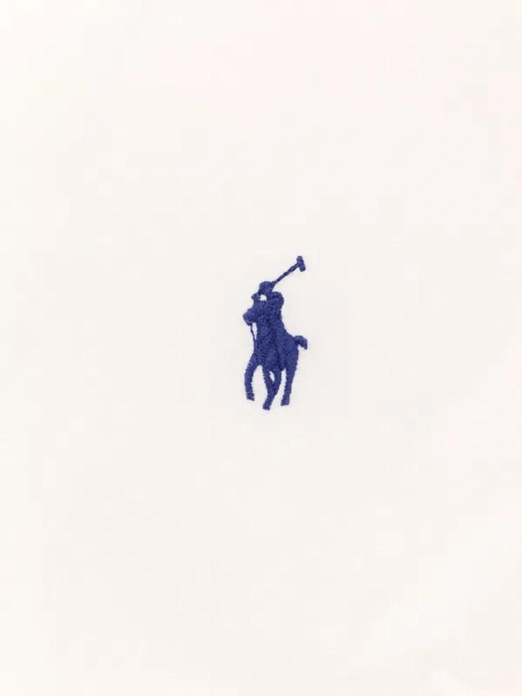 POLO RALPH LAUREN Long-sleeved Button-down Shirt With Tailored Fit In White Product Image