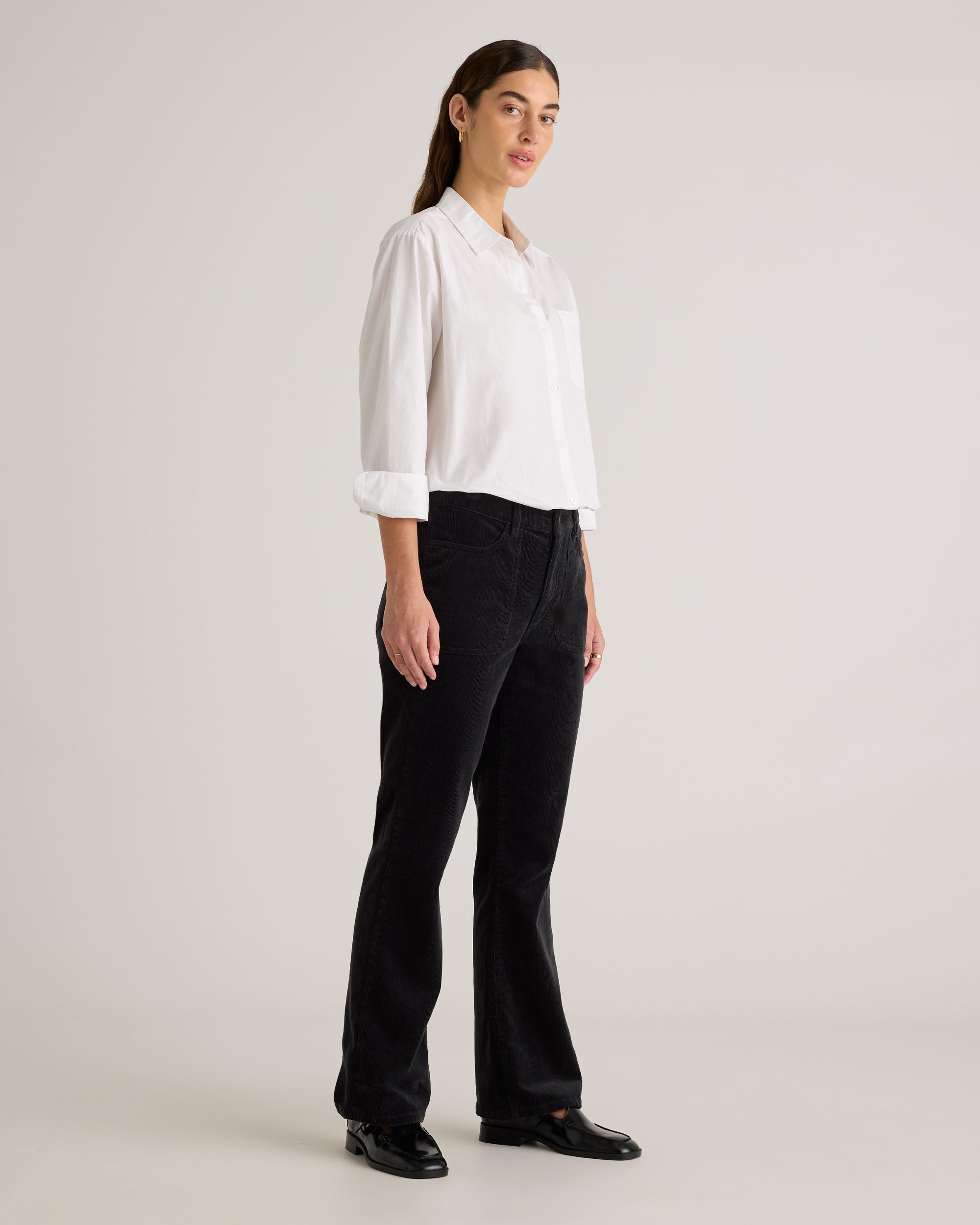Quince | Women's Organic Stretch Corduroy Flare Pants Organic Cotton Product Image