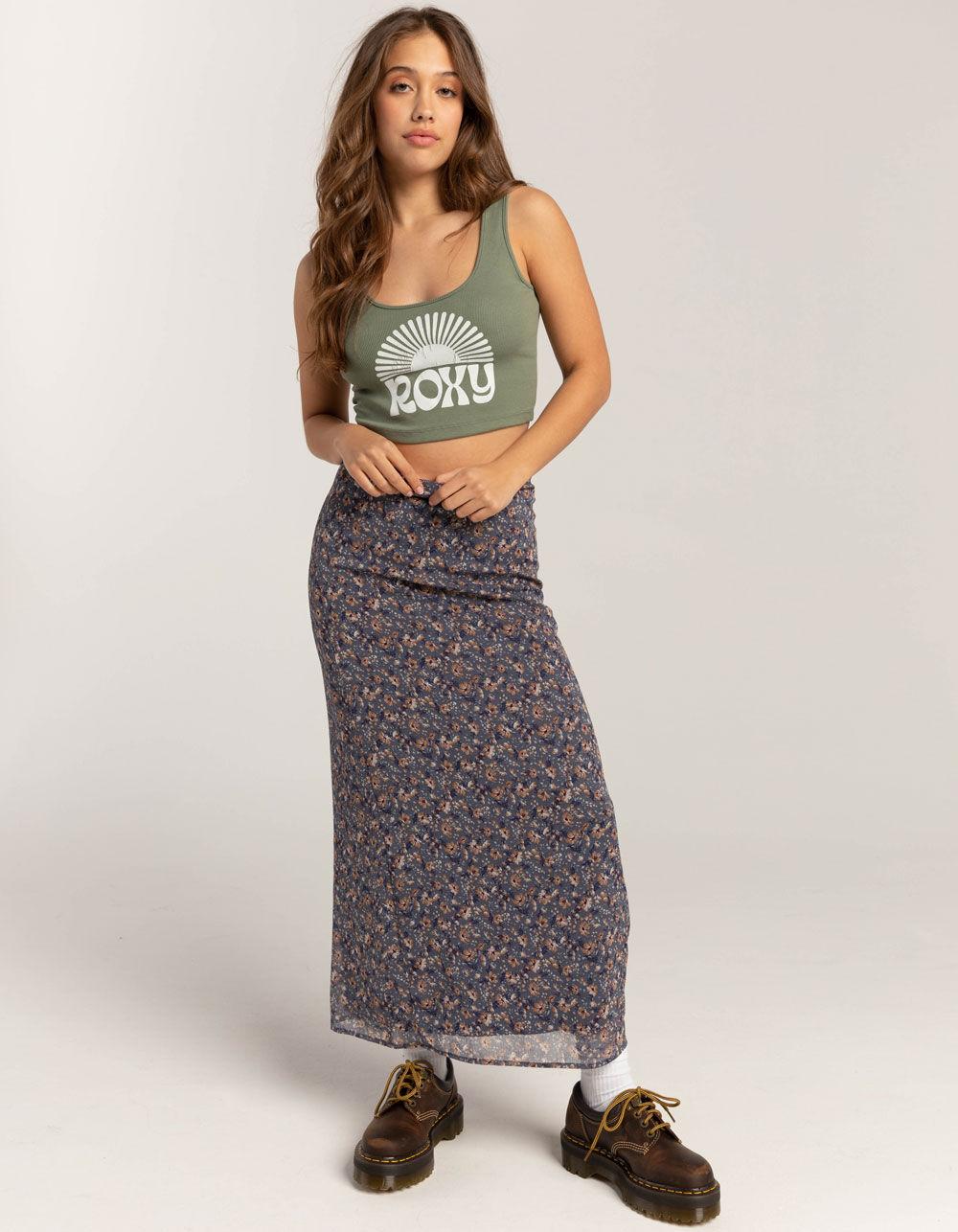 ROXY Rise And Shine Womens Crop Tank Top - AGAVEE Product Image