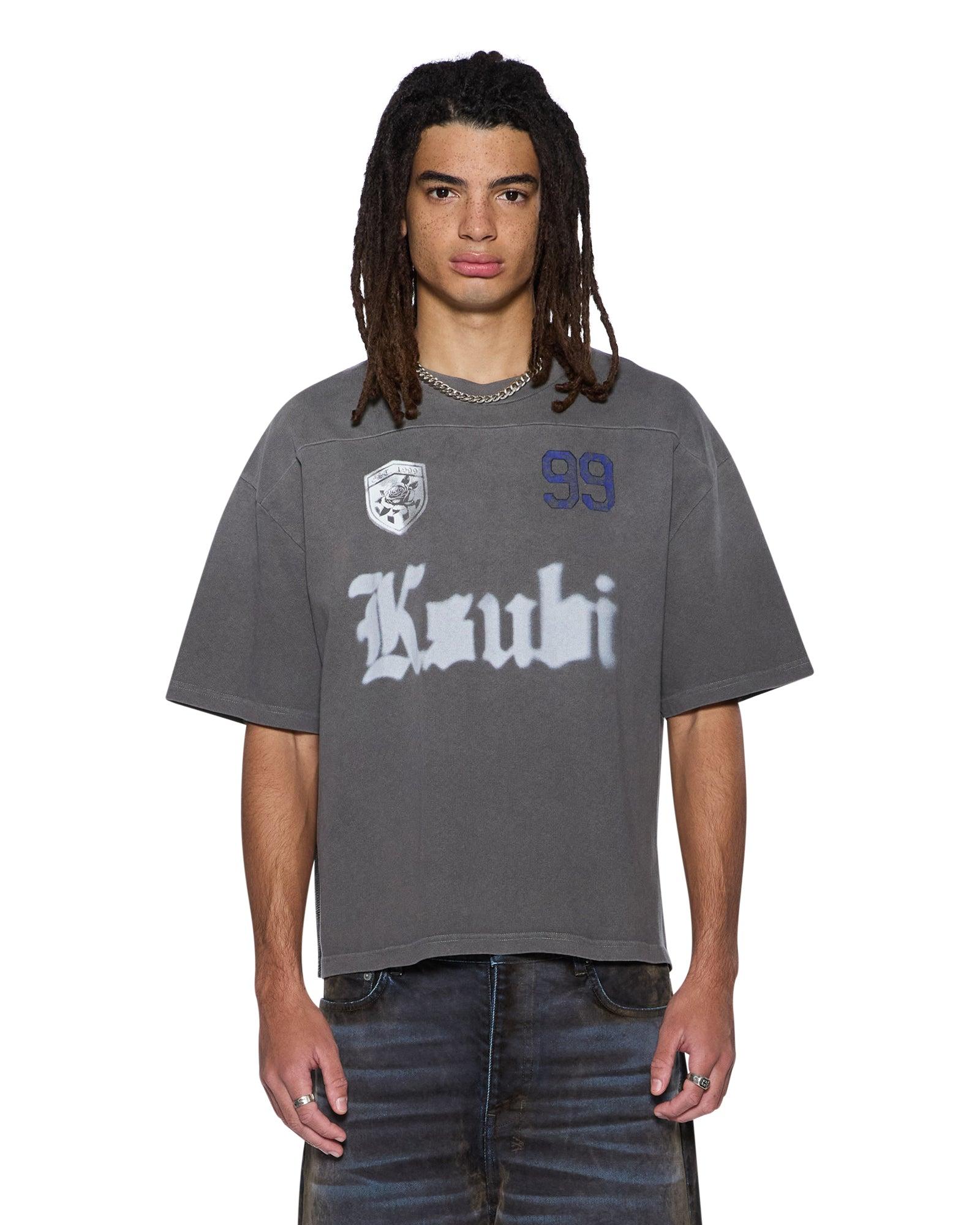 UTOPIA HALEN RAGLAN SS TEE CHARCOAL Male Product Image