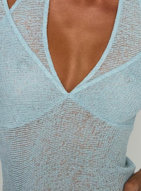 Levitating Long Sleeve Top Blue Product Image