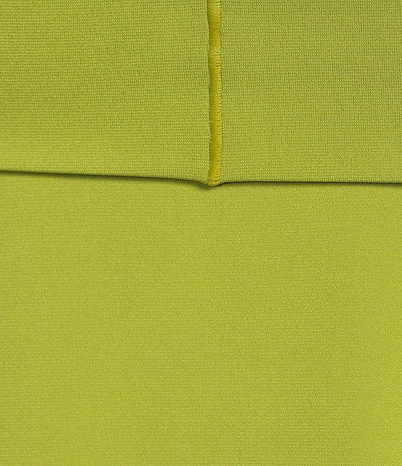 Eva Varro Solid Knit Jersey Off-the-Shoulder Wide Shoulder Strap 3/4 Sleeve Tunic Product Image