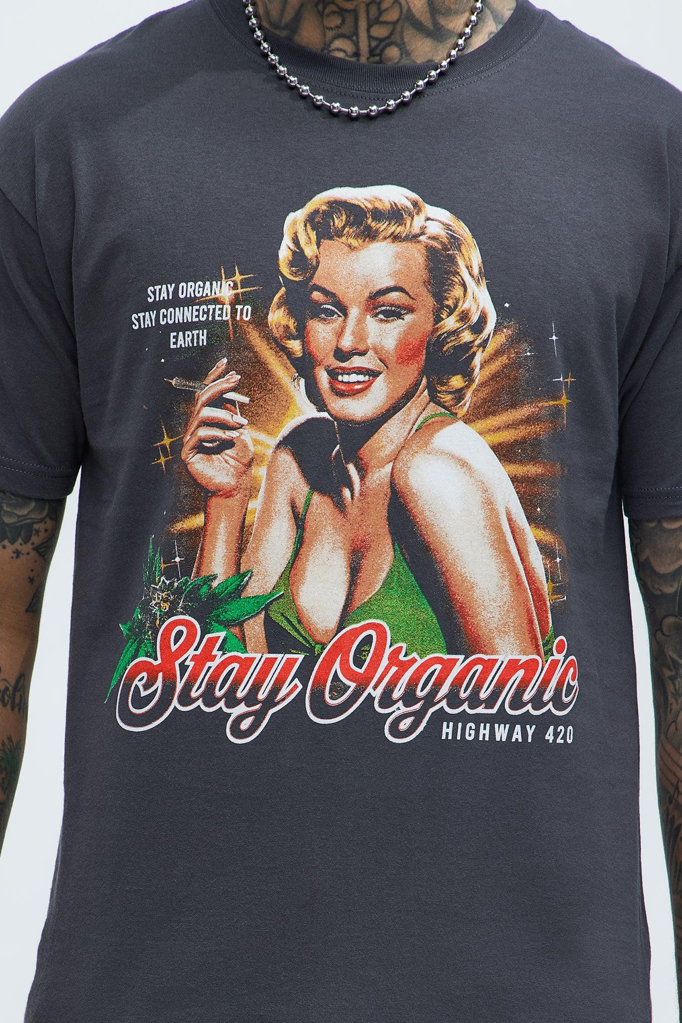 Stay Organic Short Sleeve Tee - Charcoal Product Image
