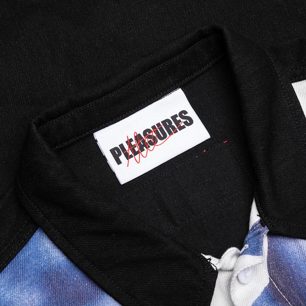 Faux Suede Jacket - Black Male Product Image