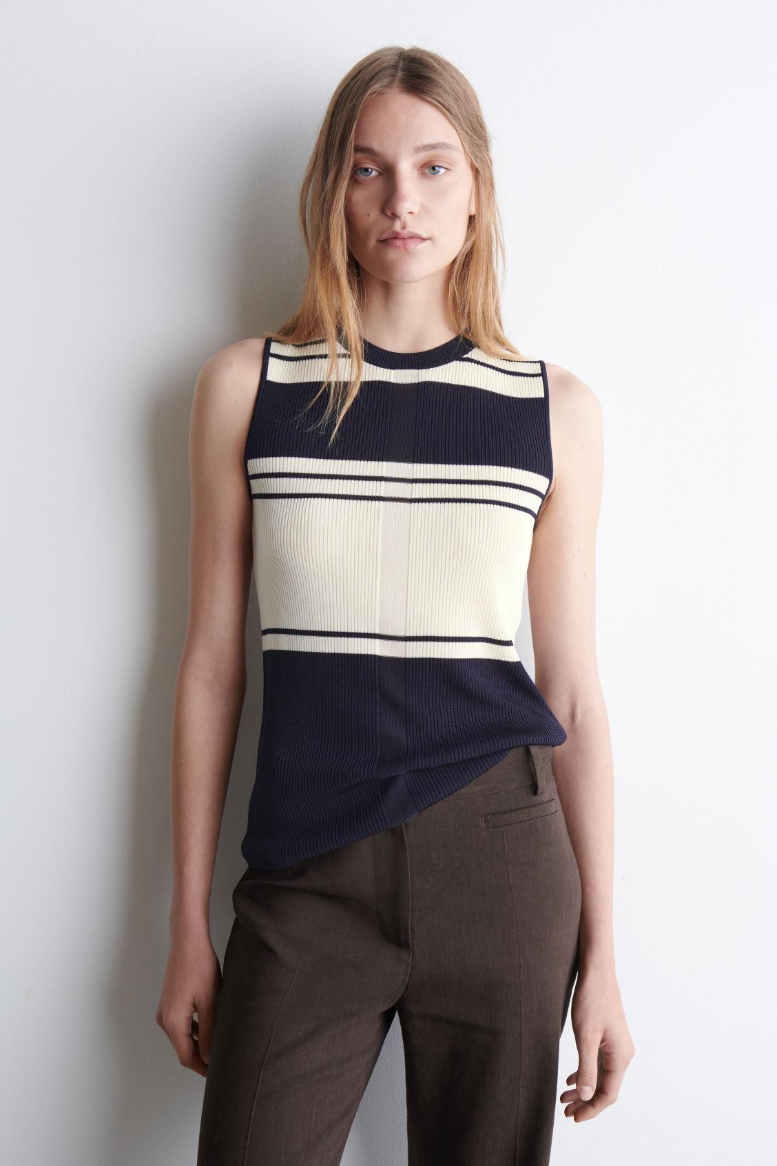 RIBBED-KNIT TANK TOP Product Image