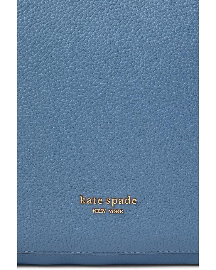 Knott Croc Embossed Leather Medium Crossbody Tote Product Image