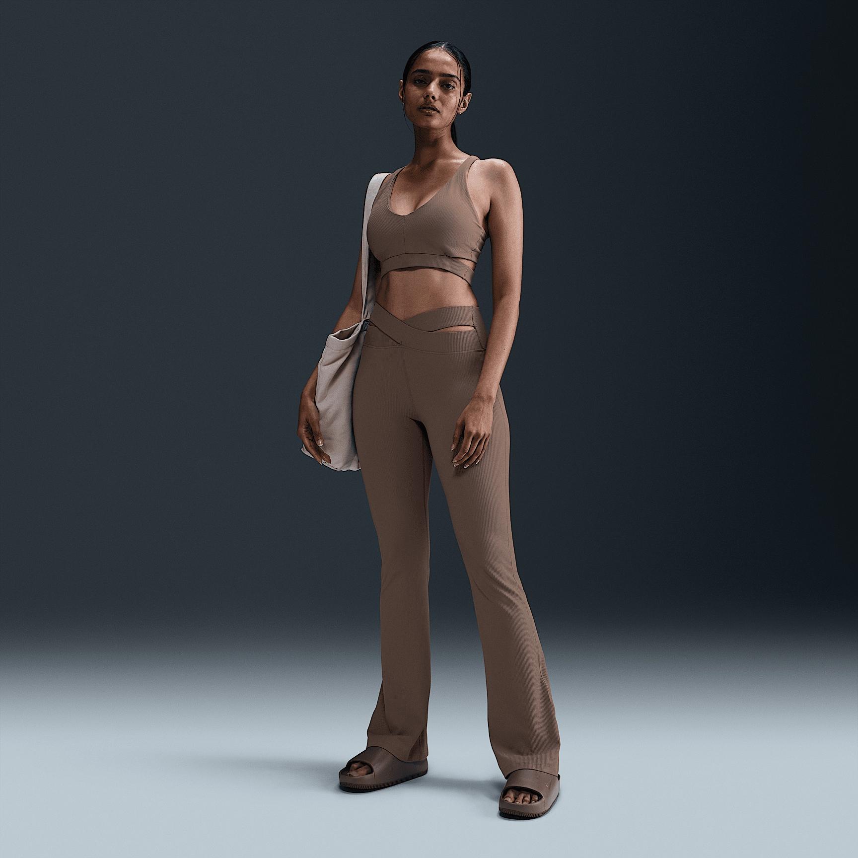 Nike Women's Zenvy Rib Light-Support Padded Sports Bra Product Image