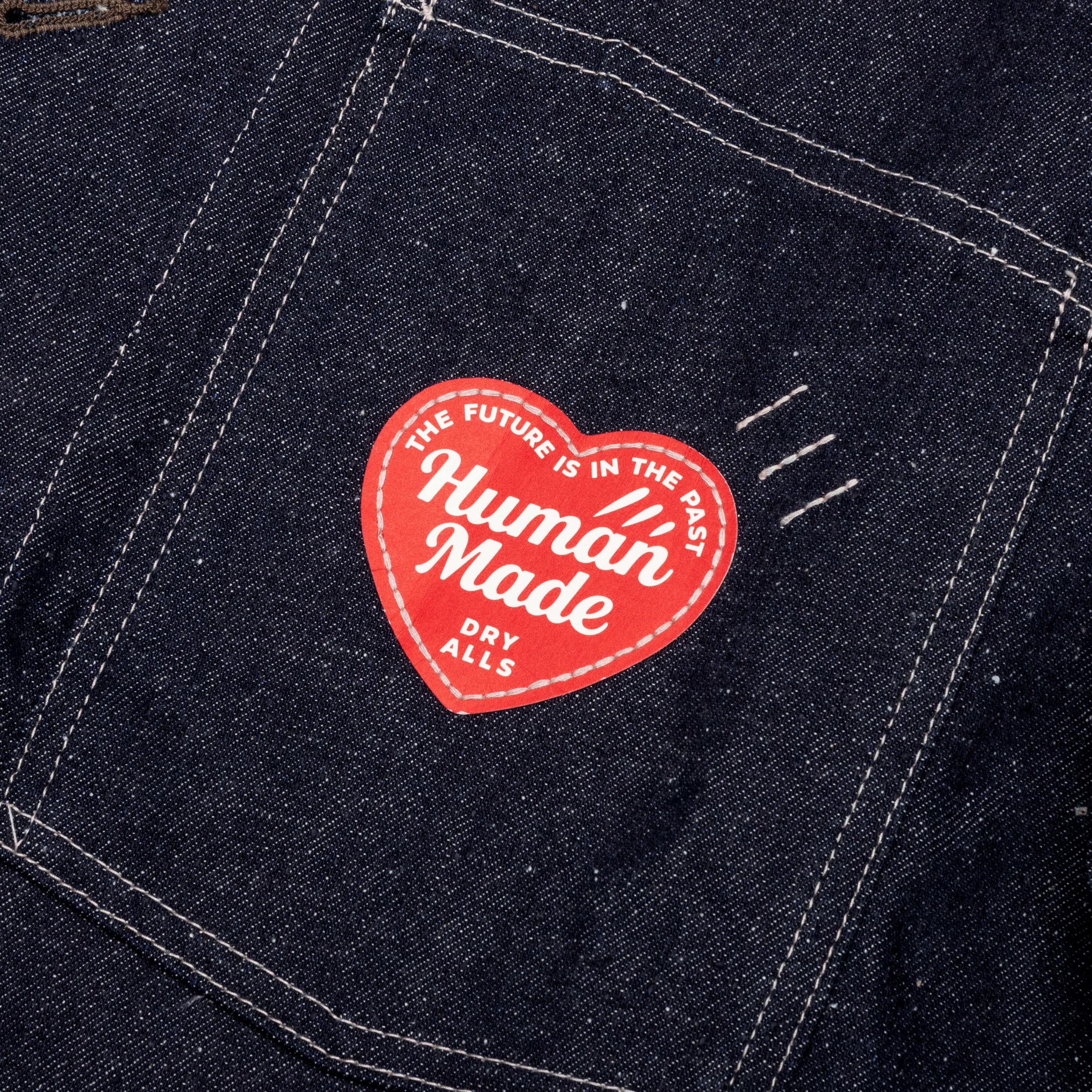 Denim Coverall Jacket Rigid - Indigo Male Product Image