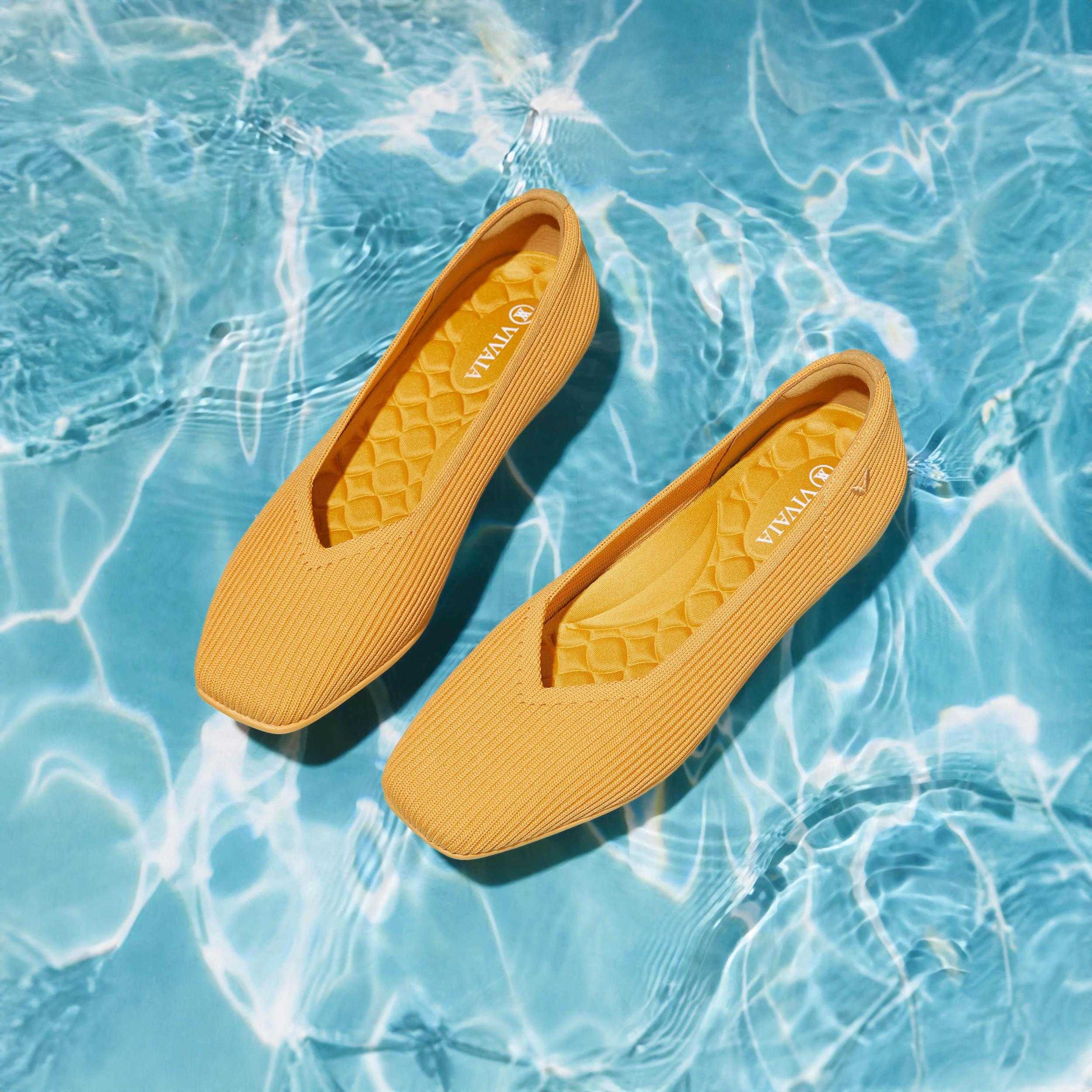 Lightweight Square-Toe V-Cut Flats (Margot Walker) Product Image