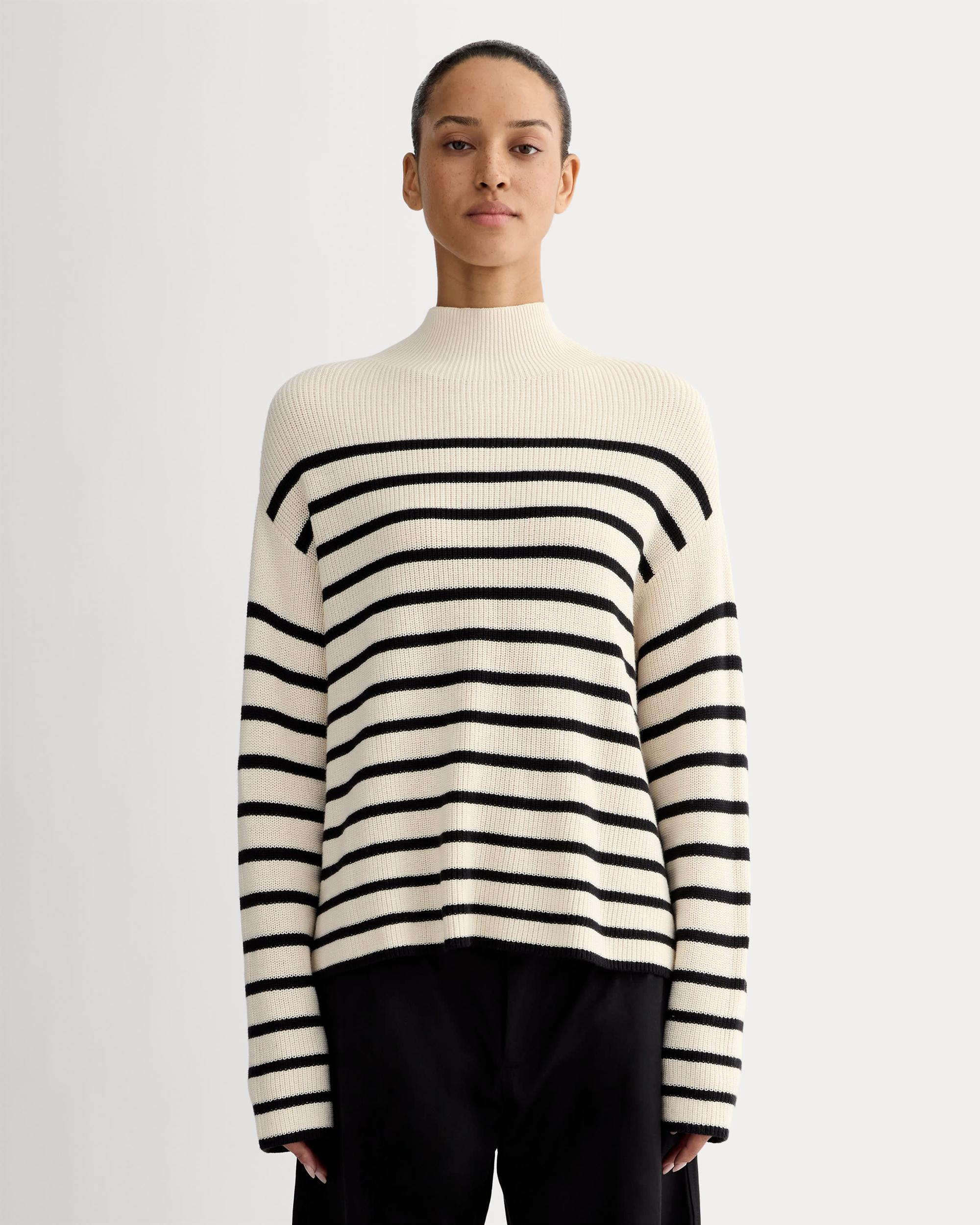 Womens Slouchy Funnel Neck in Everyday Cotton Sweater by Everlane Product Image