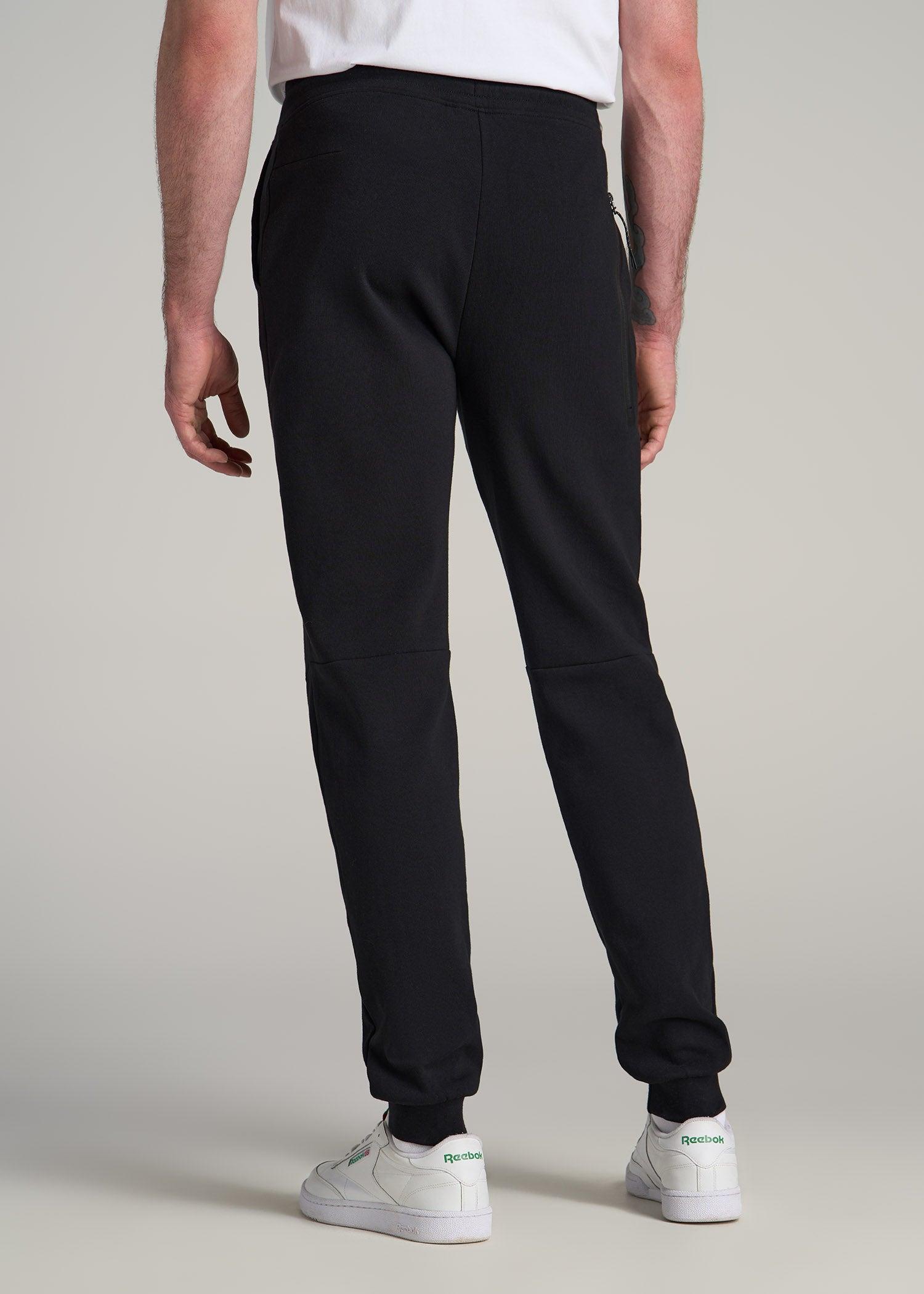 Tech Motion Fleece Joggers for Tall Men in Black Male Product Image