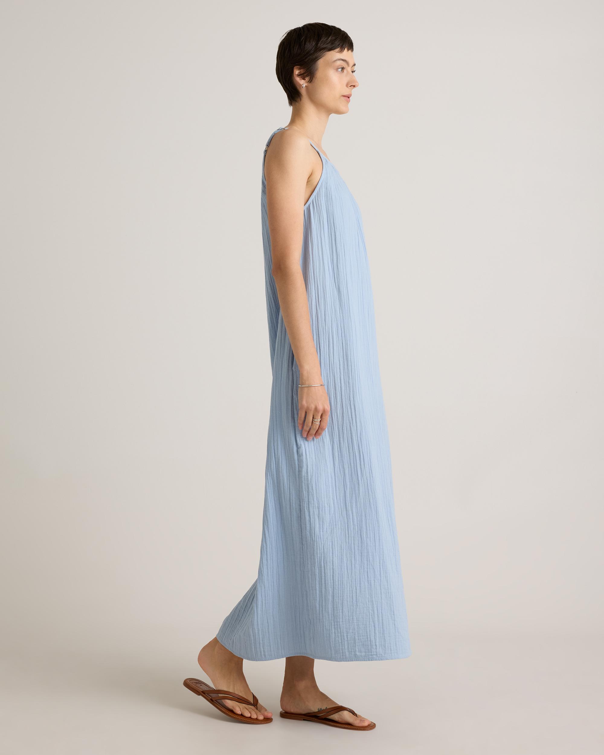 Quince | Women's Gauze Sleeveless Maxi Dress Size XL, Organic Cotton Product Image