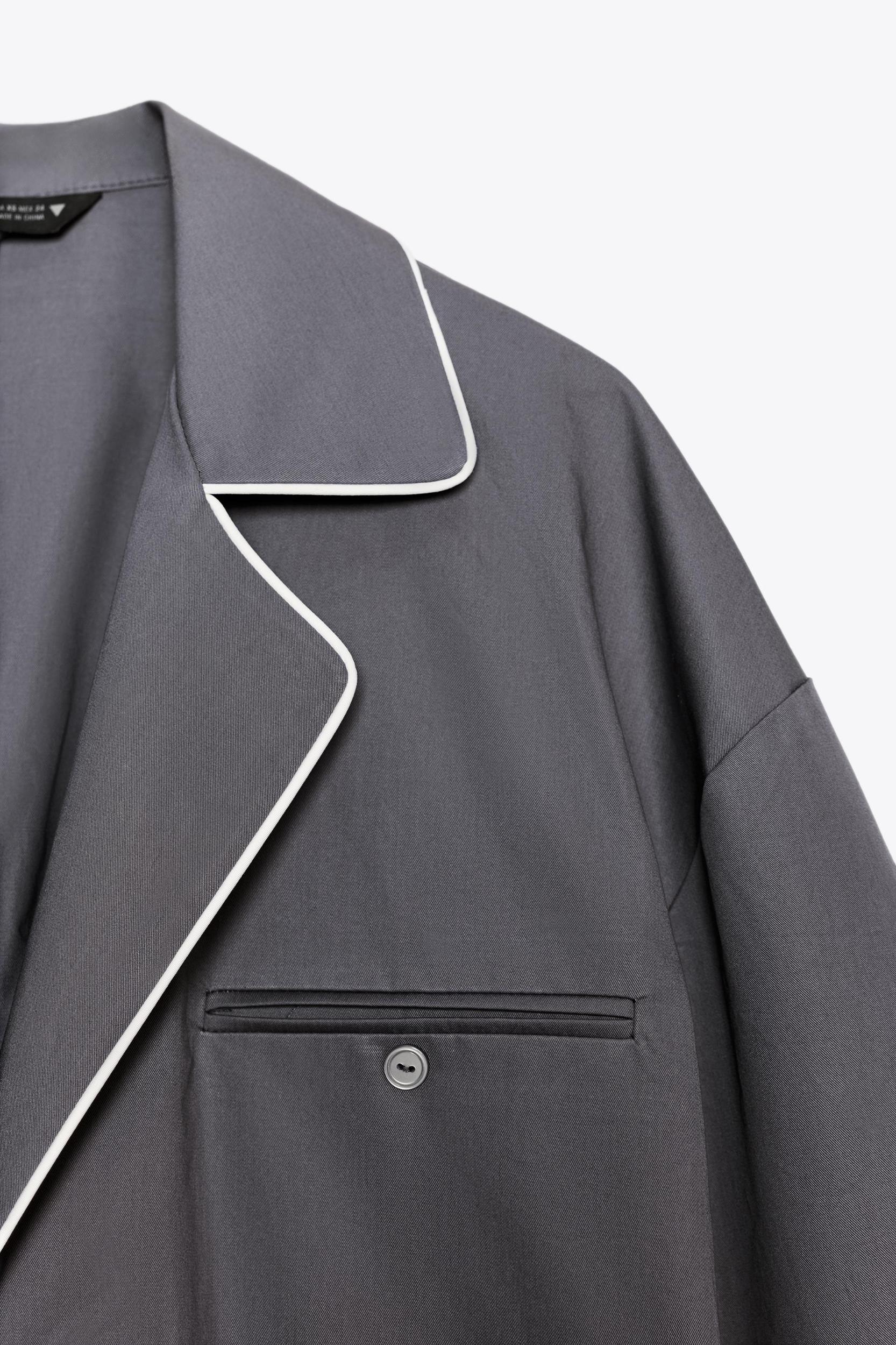 TRIM POPLIN SHIRT Product Image