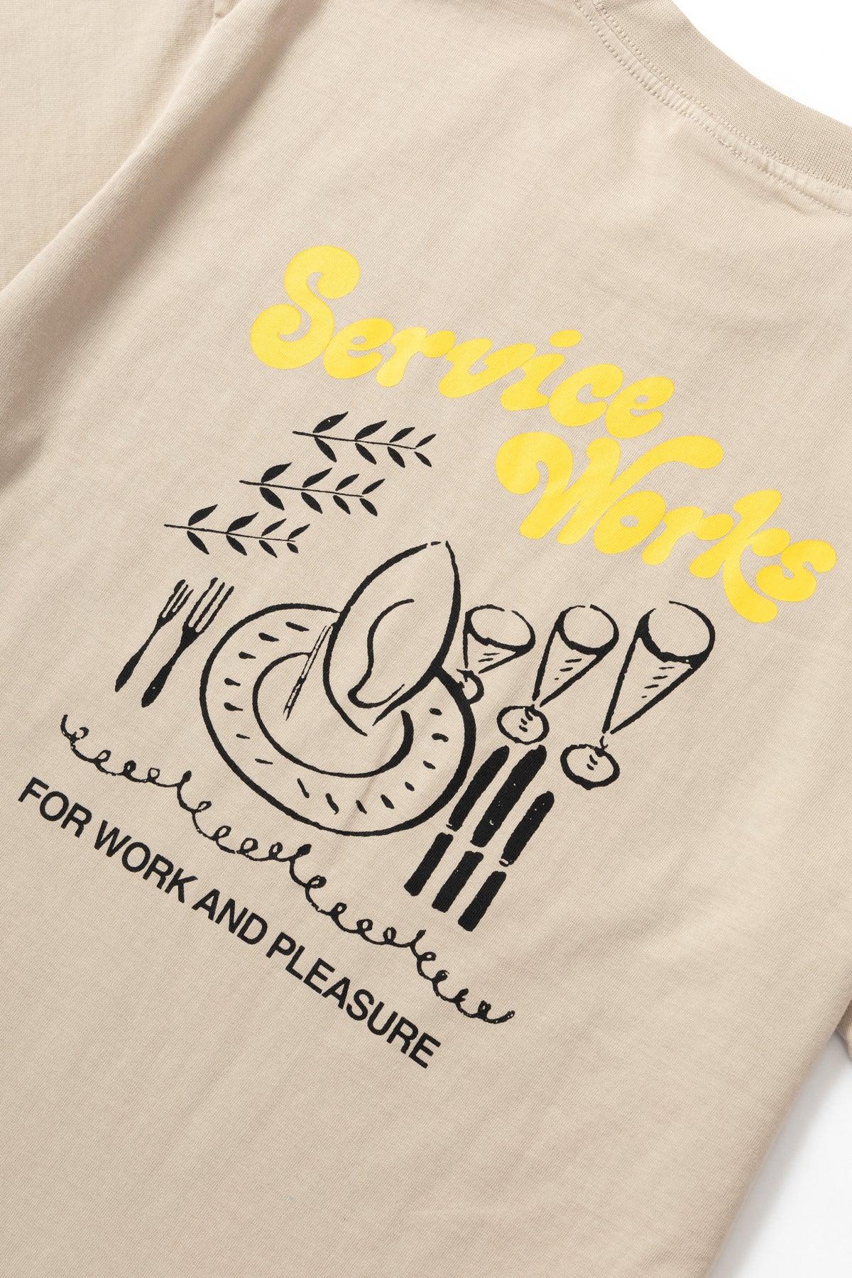 Service Works - Work + Pleasure Tee - Stone Product Image