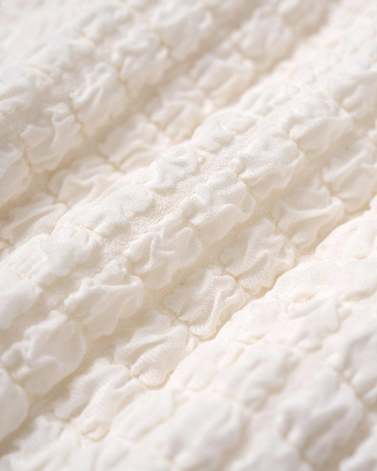 White Contrasting Bandeau Bikini Set Product Image