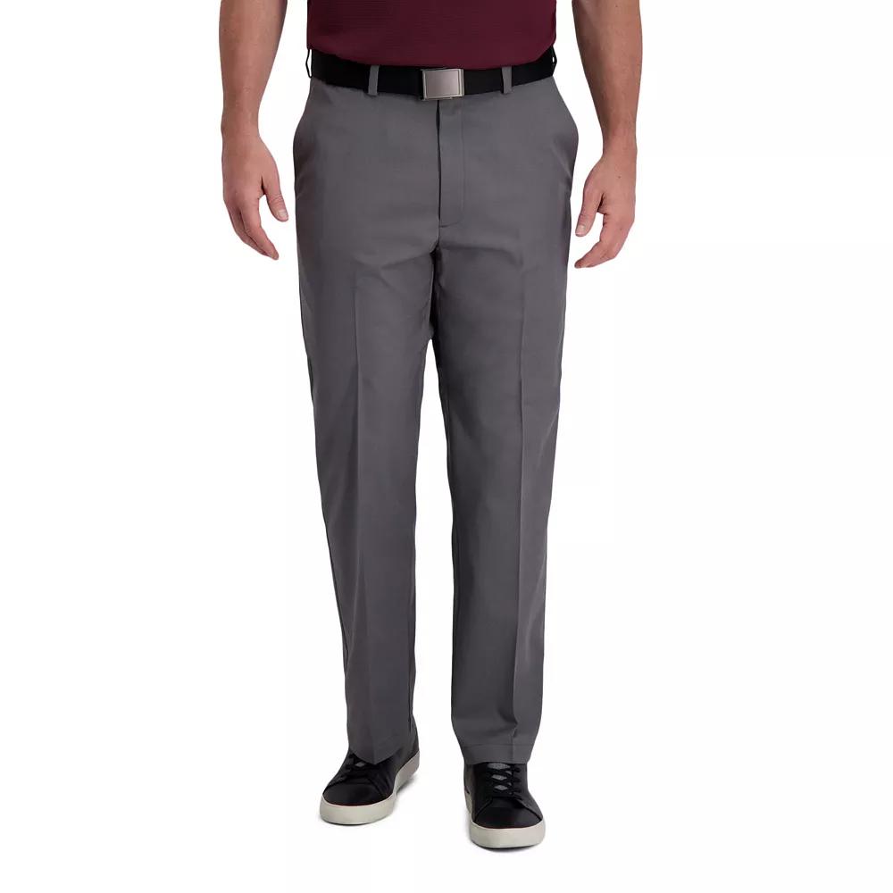 Men's Haggar® Cool Right® Performance Flex Classic-Fit Flat-Front Pants,  Product Image