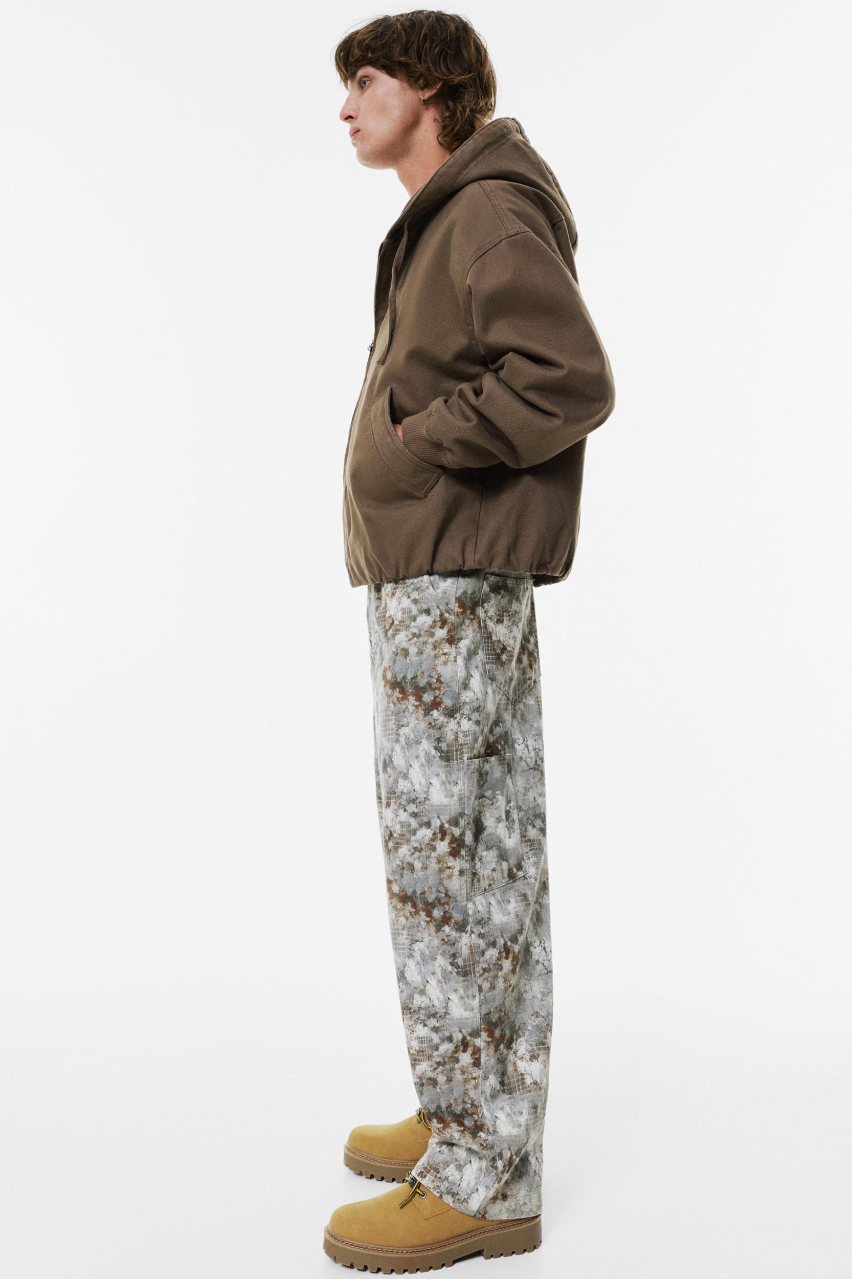 Camouflage print carpenter jeans Product Image