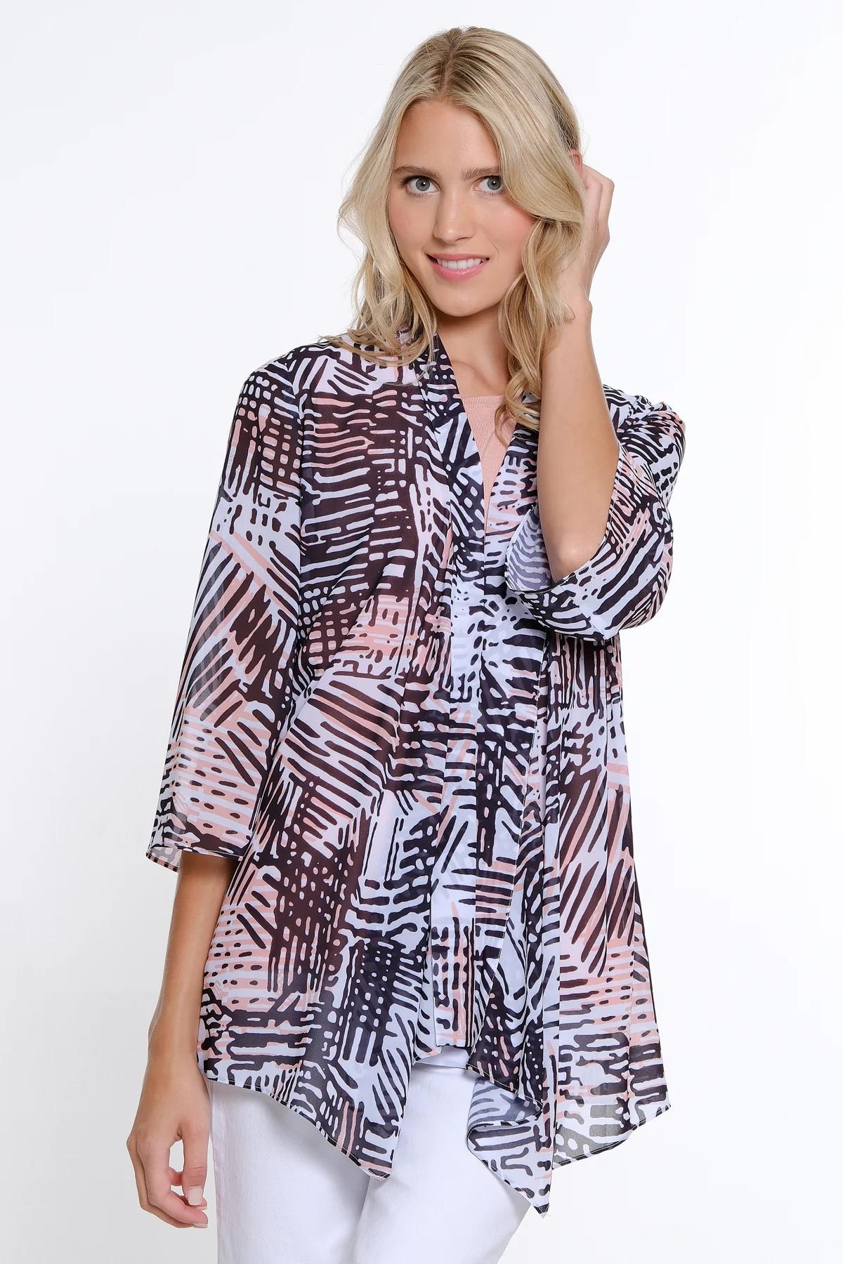 Drapey Open Front Jacket Product Image