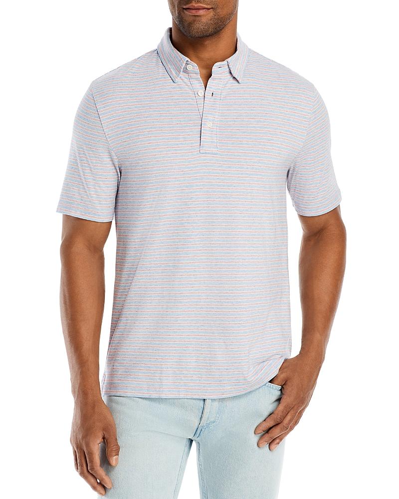 Faherty Movement Stretch Stripe Regular Fit Polo Shirt Product Image